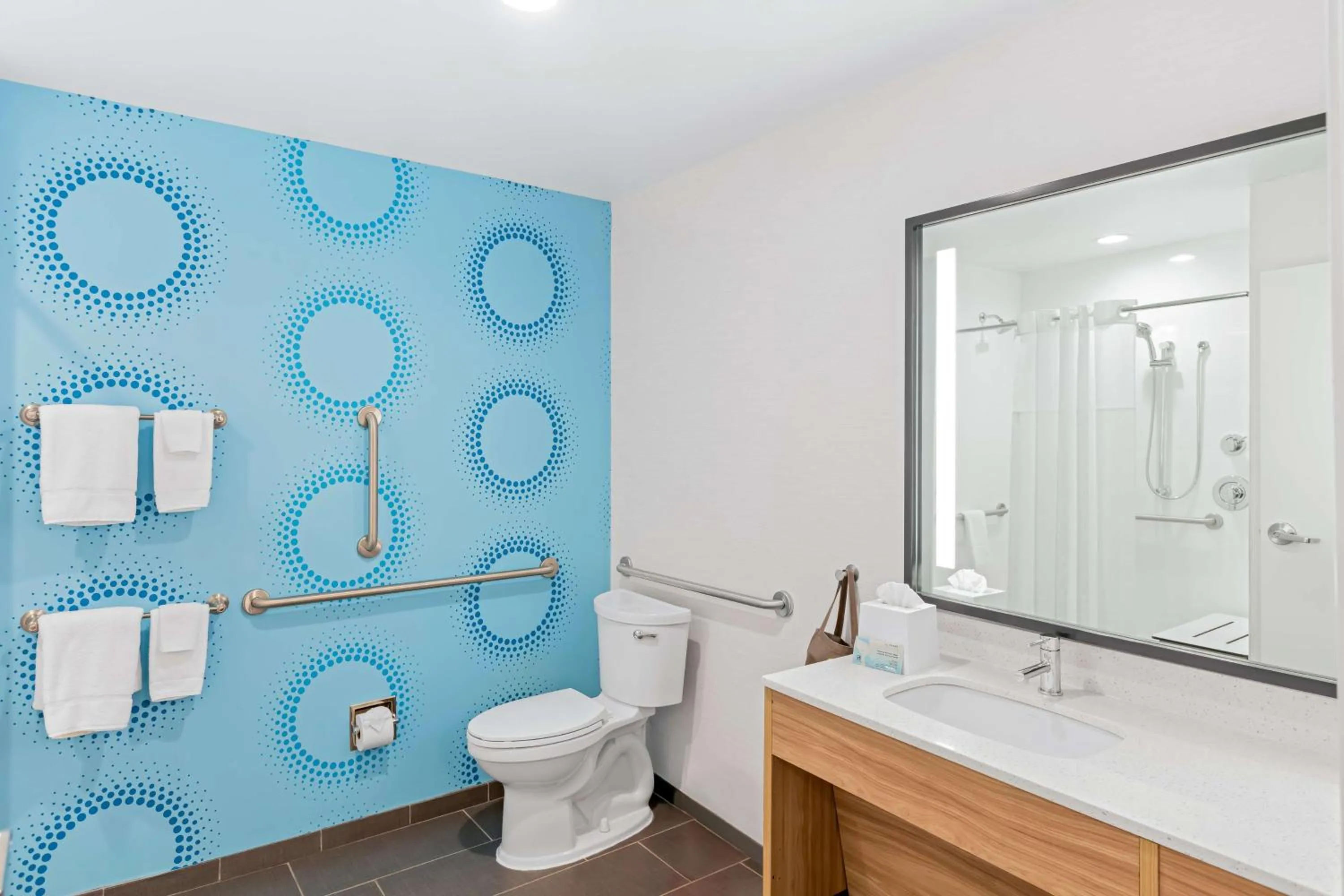 Bathroom in Tru by Hilton Asheville Blue Ridge Parkway