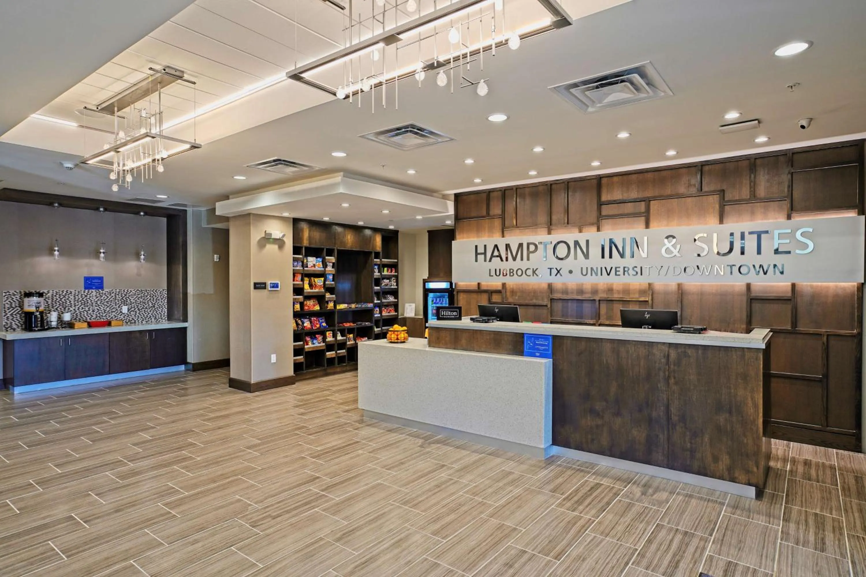 Lobby or reception in Hampton Inn & Suites Lubbock University, Tx
