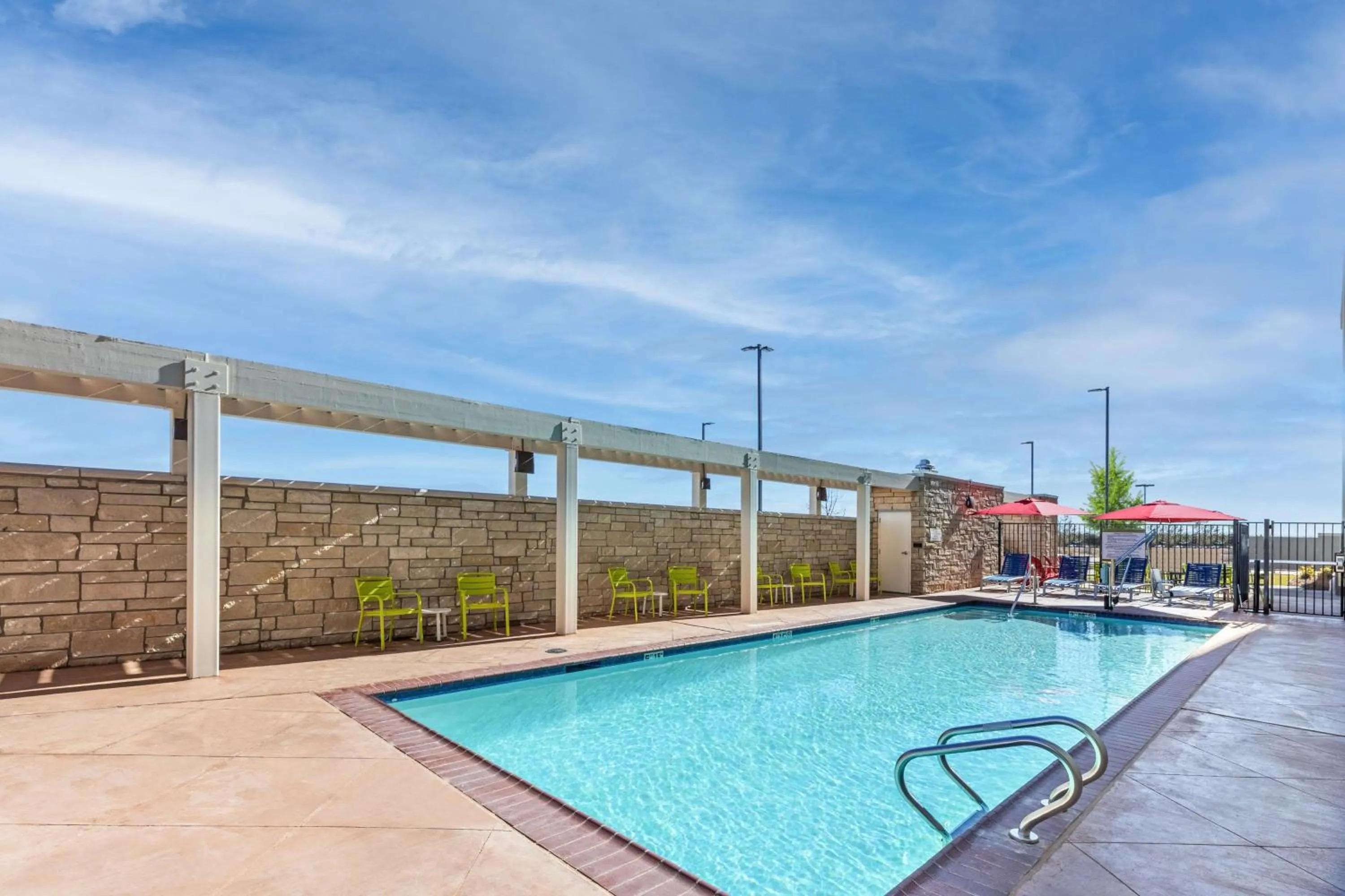 Pool view in Home2 Suites By Hilton Midland East, Tx