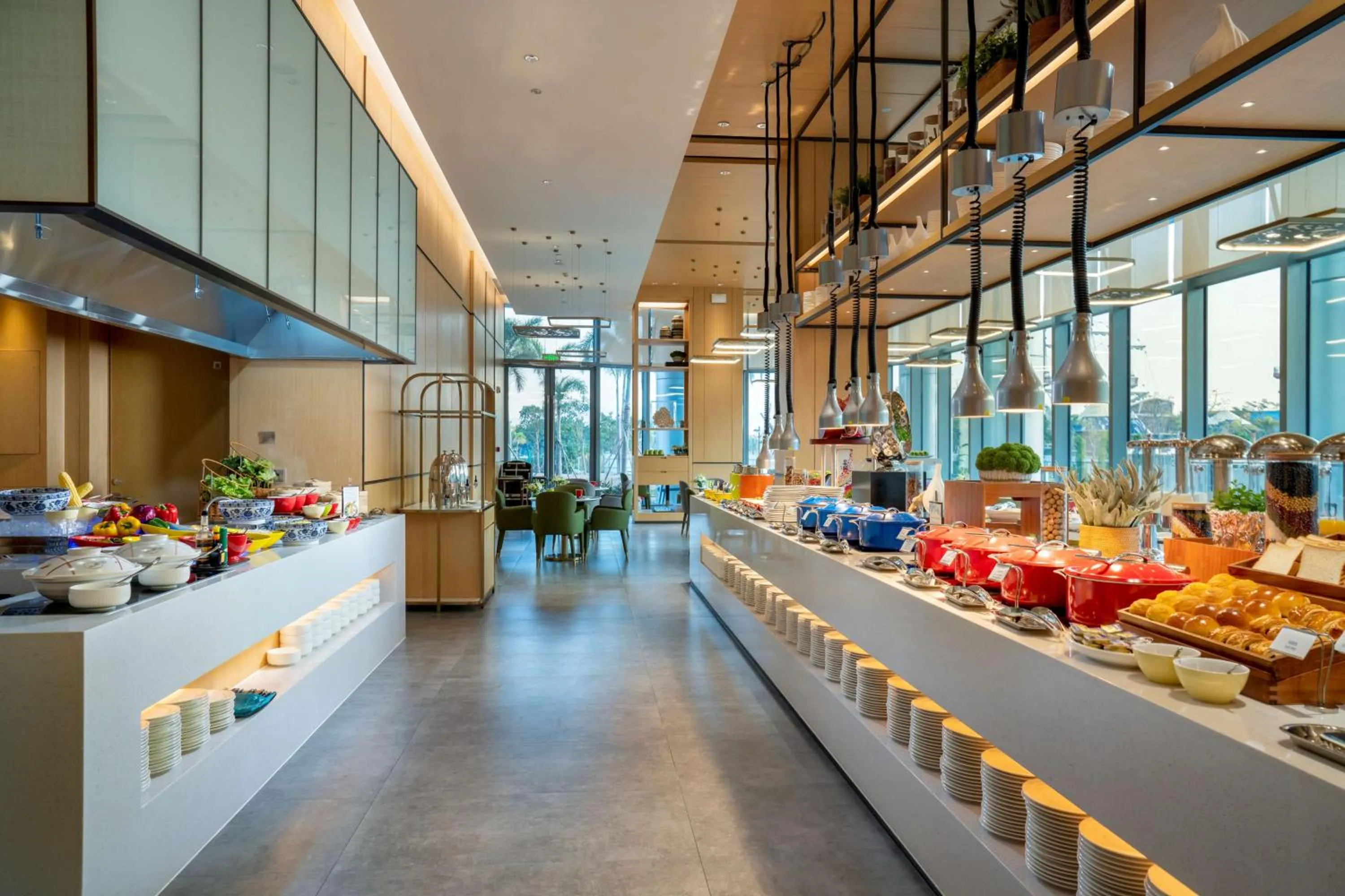 Breakfast in Hilton Garden Inn Zhuhai Hengqin Sumlodol Park