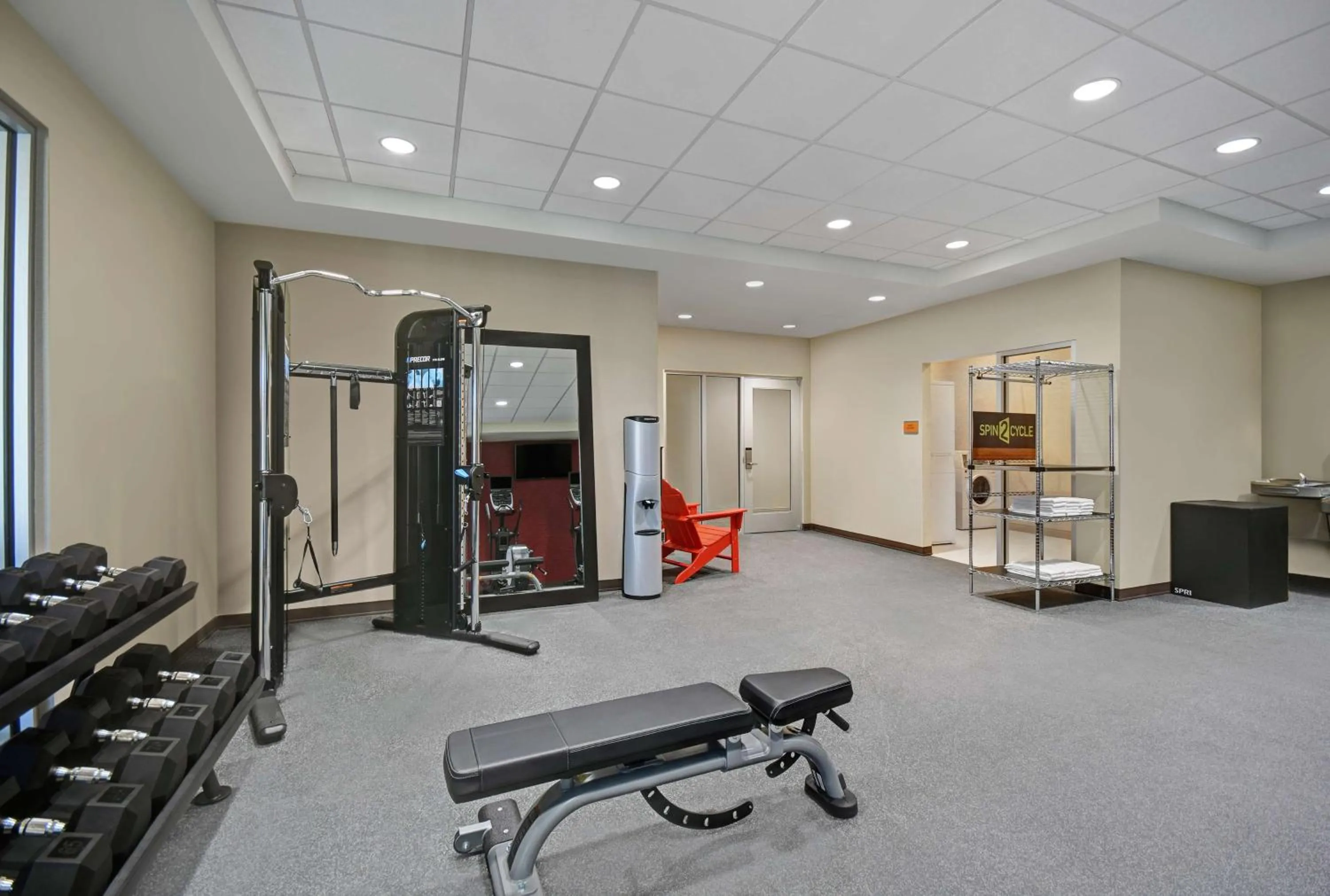 Fitness centre/facilities in Home2 Suites By Hilton Raleigh North I-540