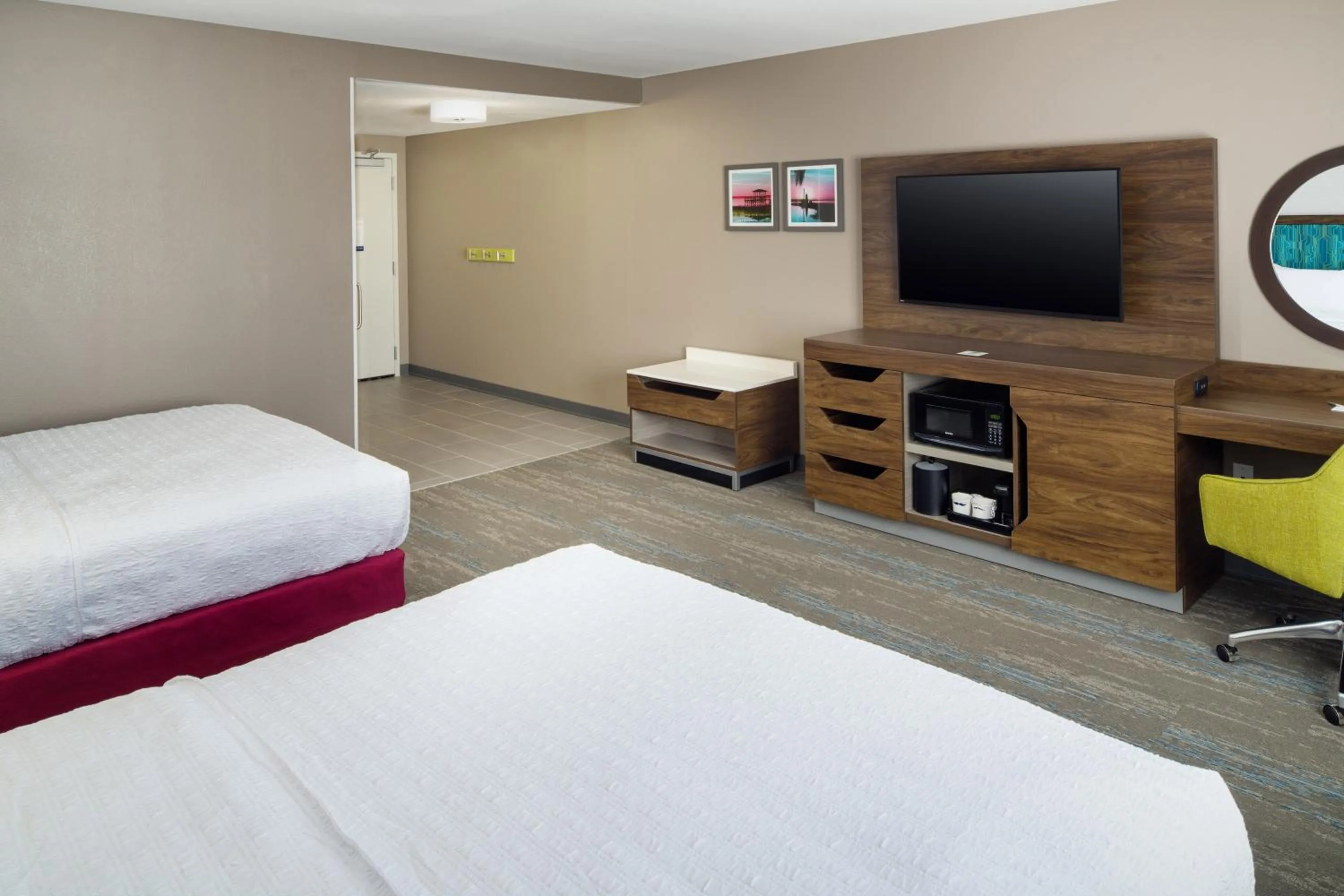 Bedroom, Bed in Hampton Inn Kissimmee North