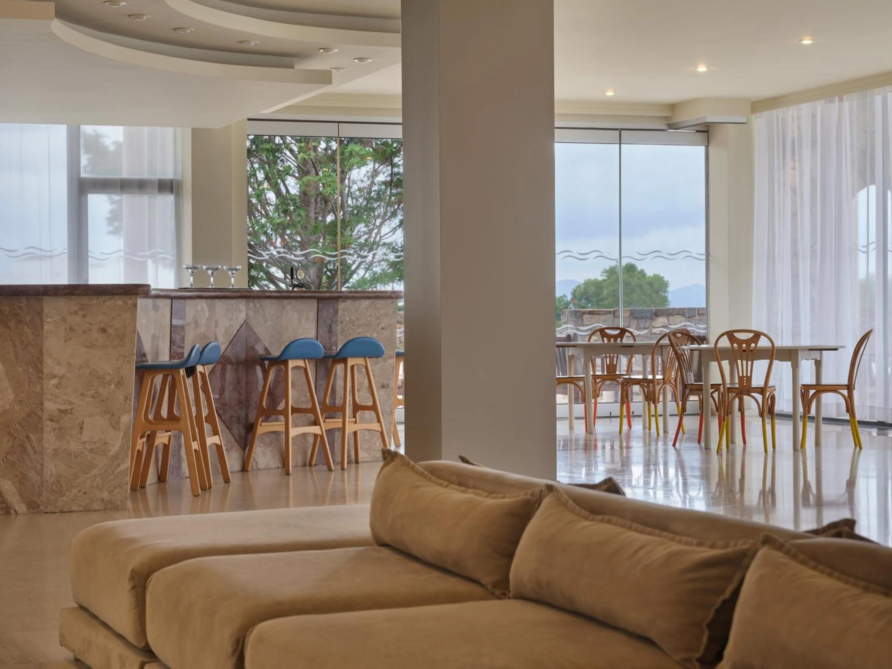 Lounge or bar in Atlantica Thalassa Hotel