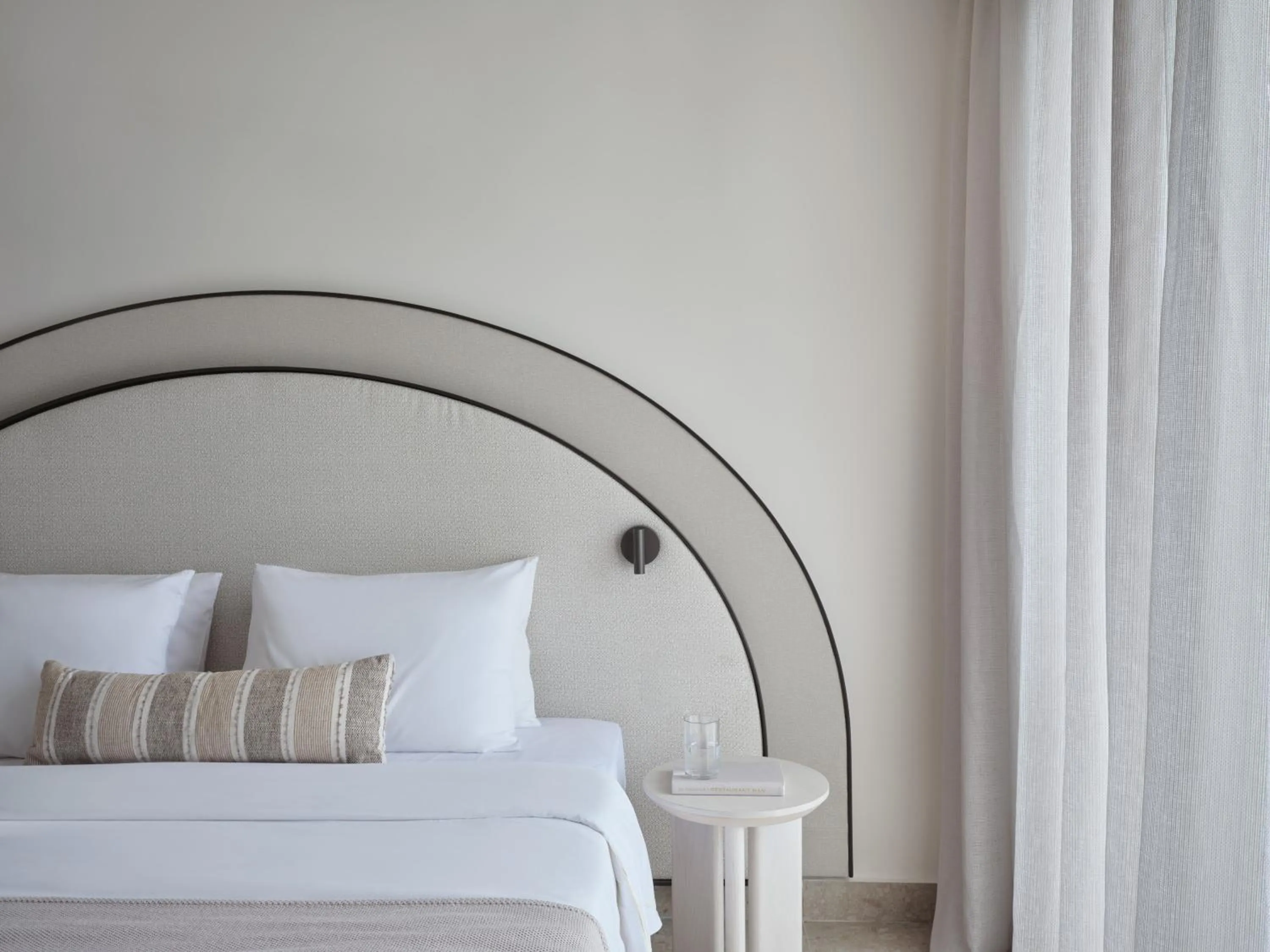 Bed in Atlantica Thalassa Hotel