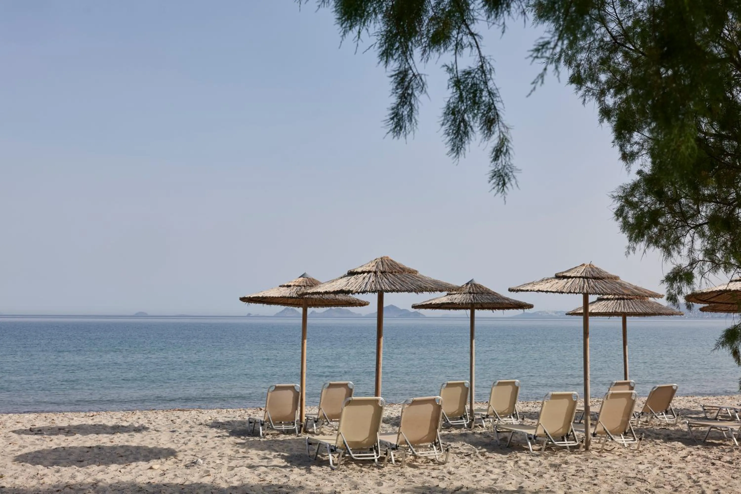 Beach in Atlantica Thalassa Hotel