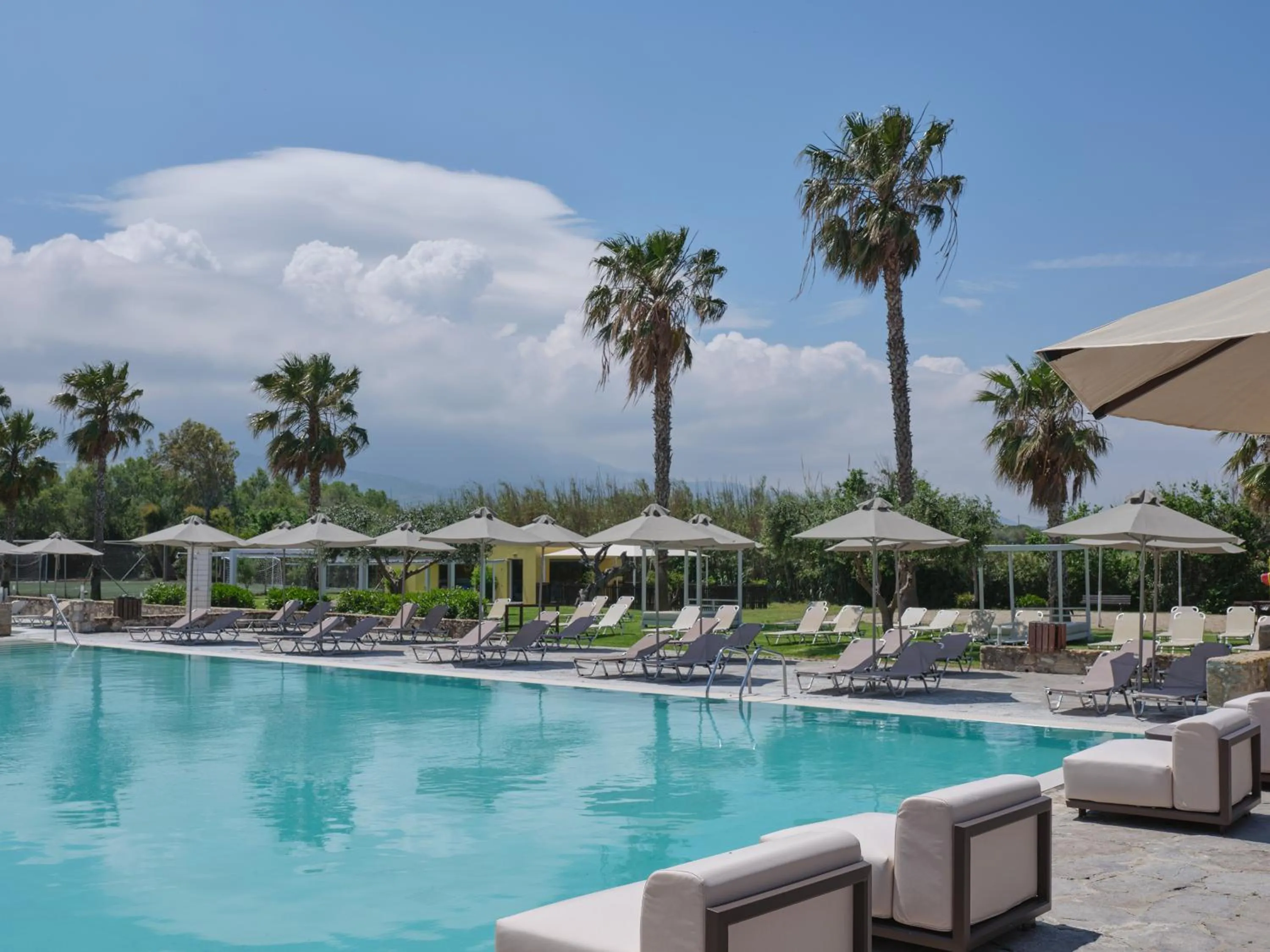 Swimming pool in Atlantica Thalassa Hotel