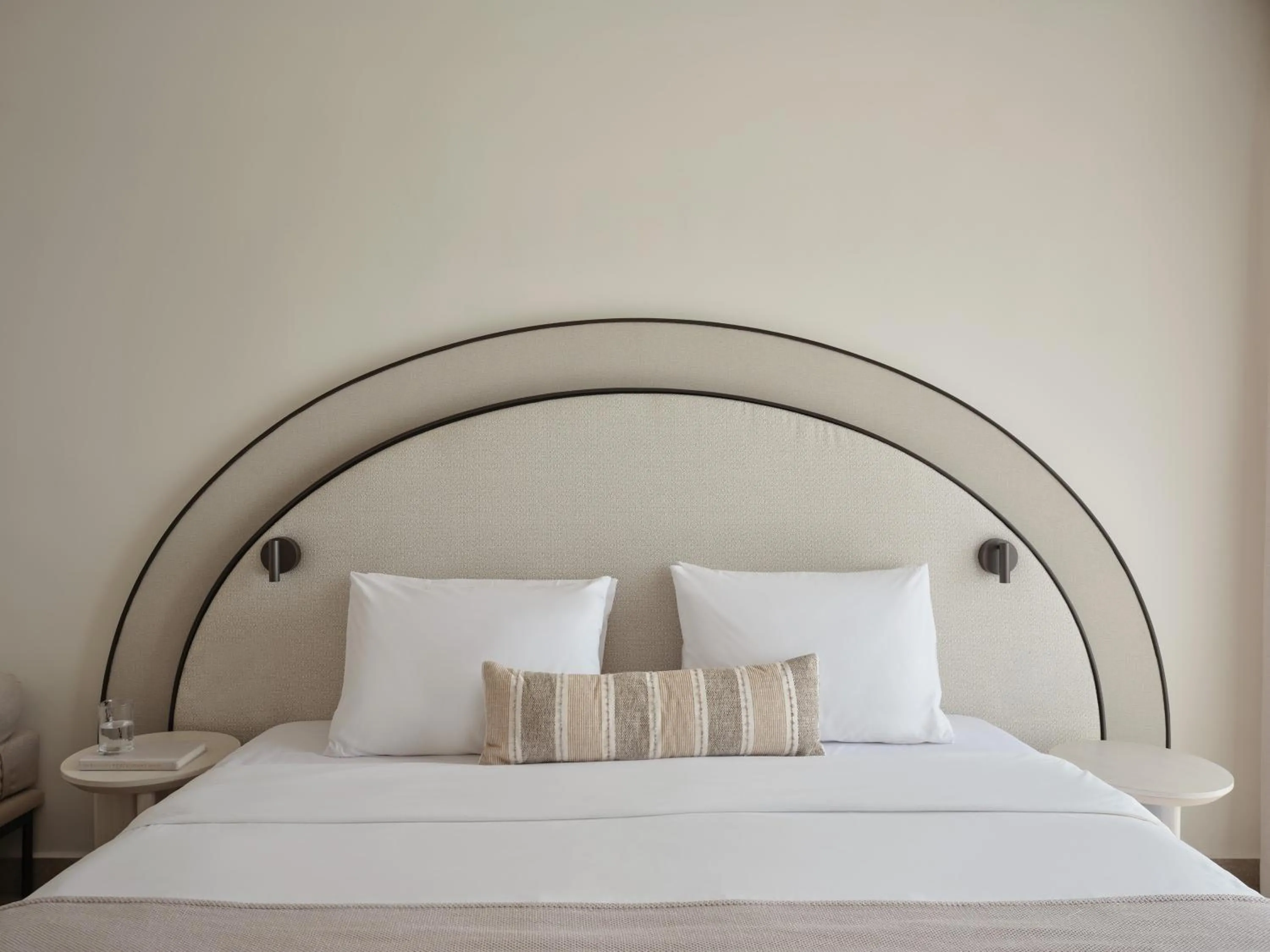 Bed in Atlantica Thalassa Hotel