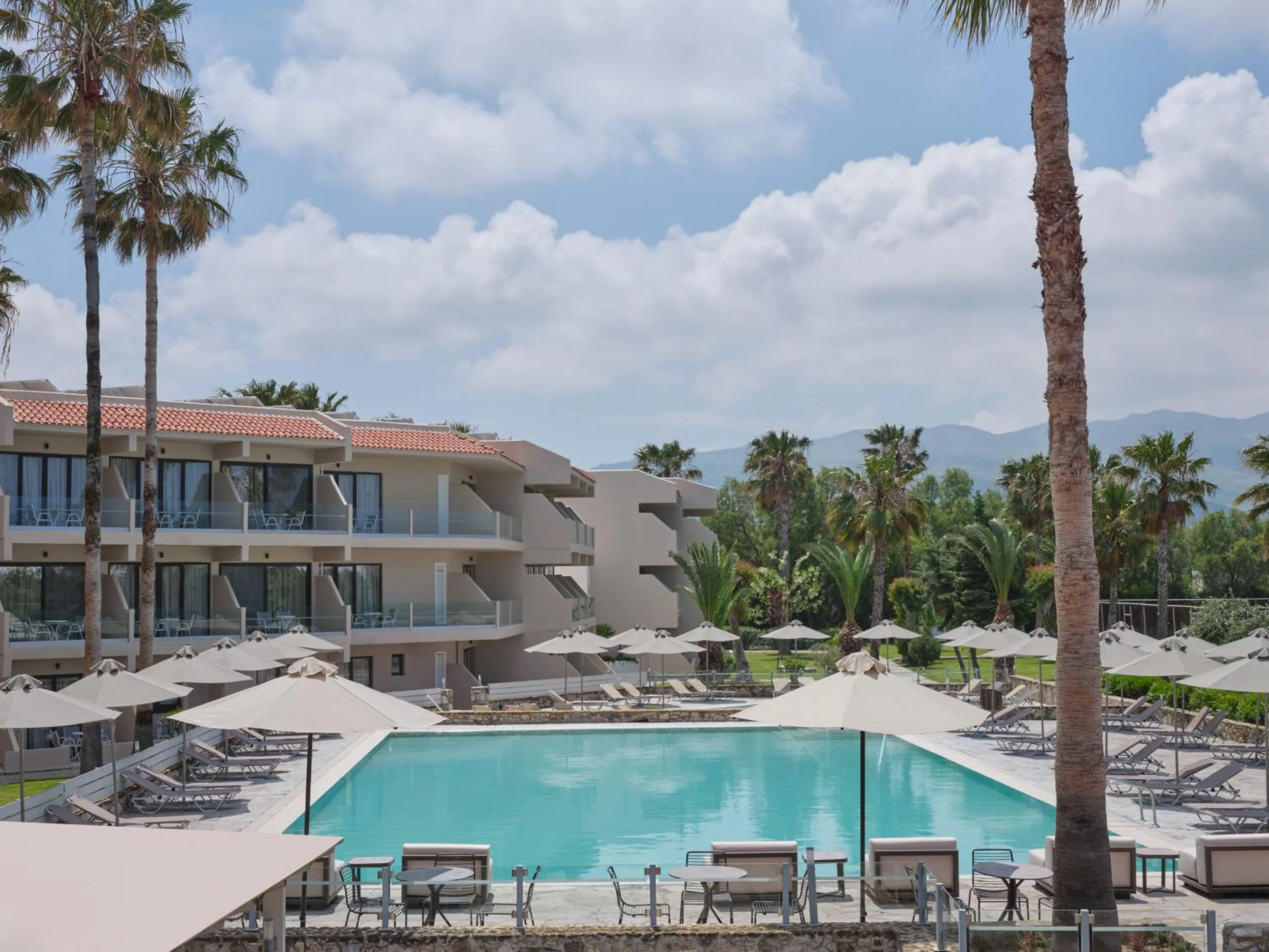 Swimming pool in Atlantica Thalassa Hotel