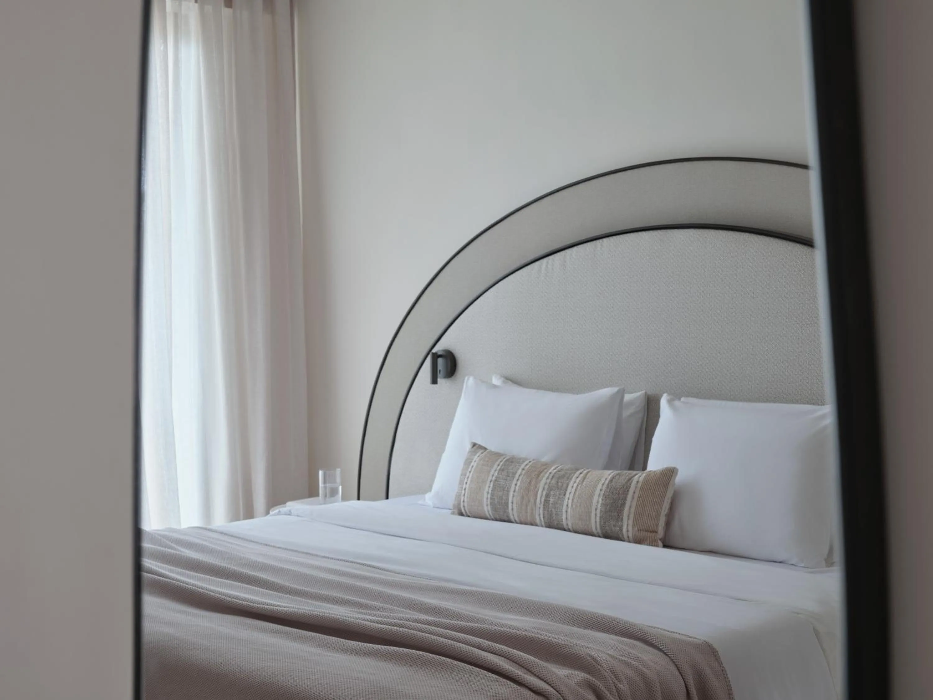 Bed in Atlantica Thalassa Hotel