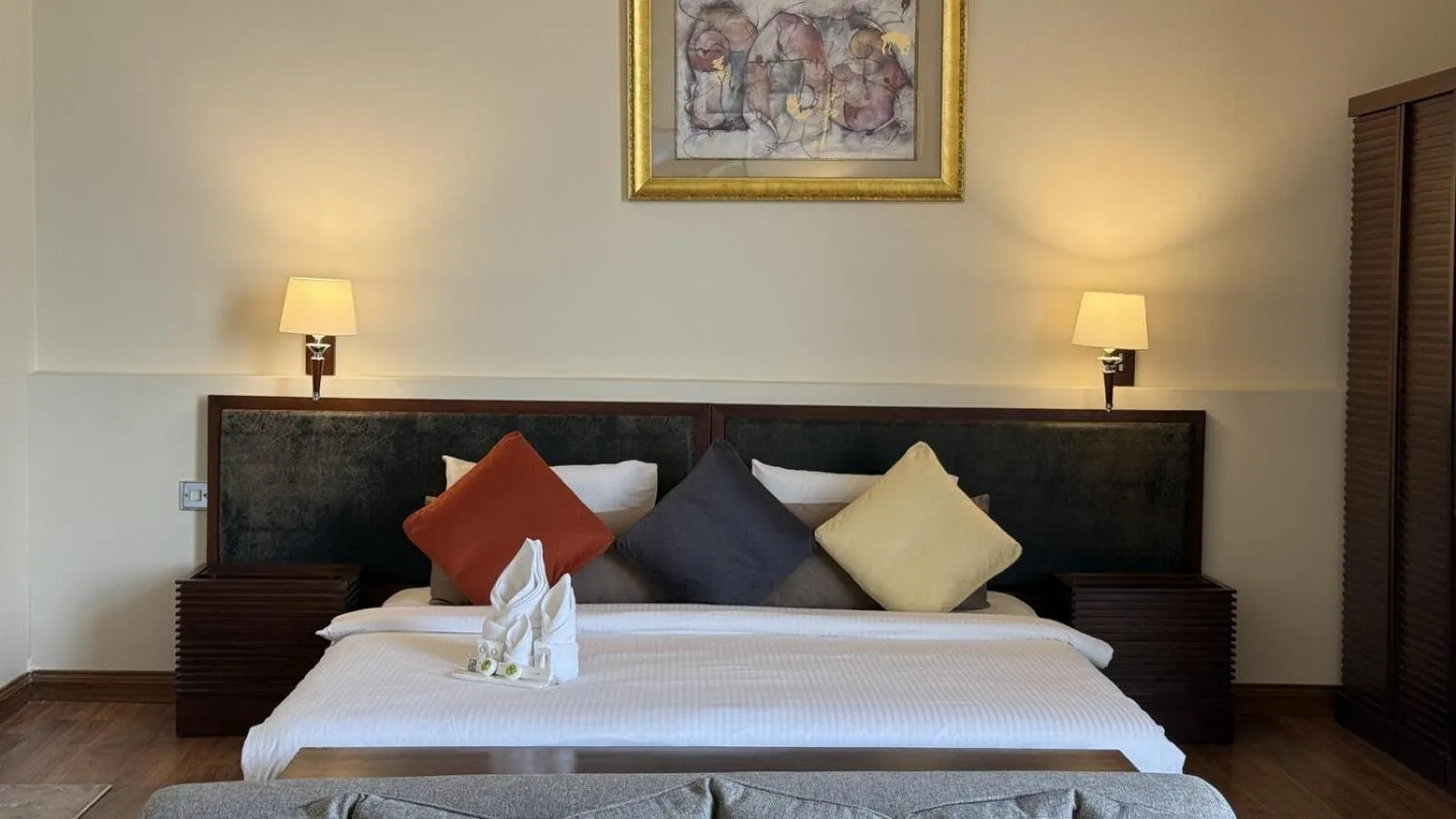 Bed in Le Jazz Hotel