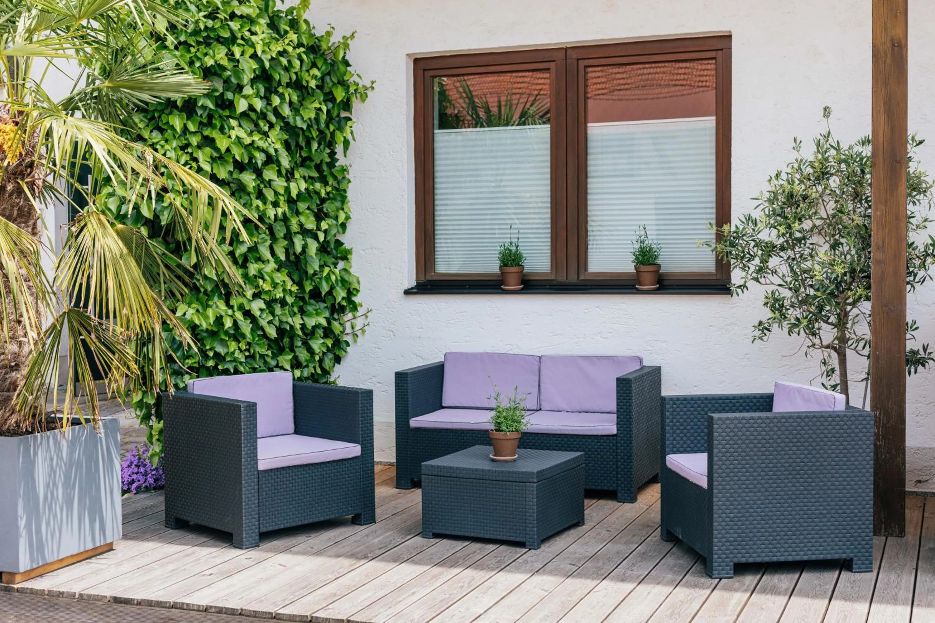 Patio in Gasthaus Hotel Ostermeier