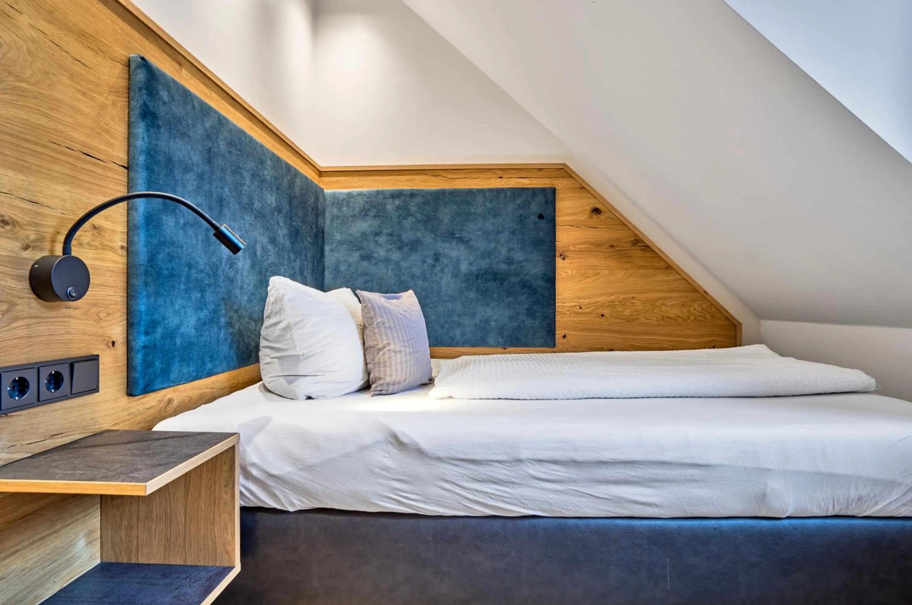 Bed in Gasthaus Hotel Ostermeier