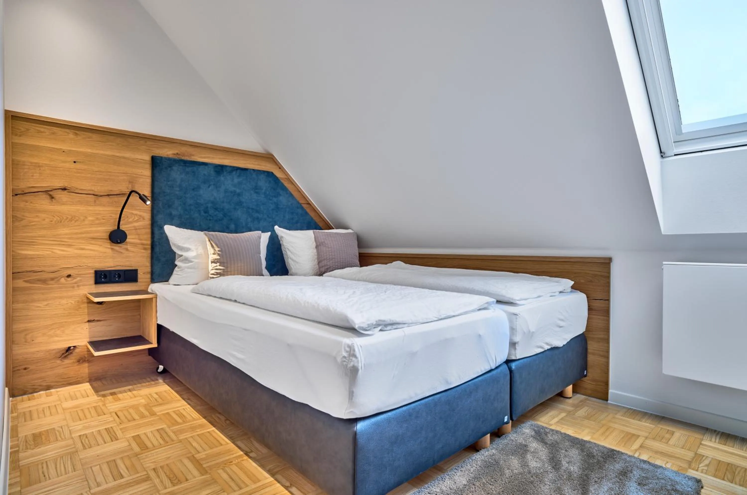 Bed in Gasthaus Hotel Ostermeier