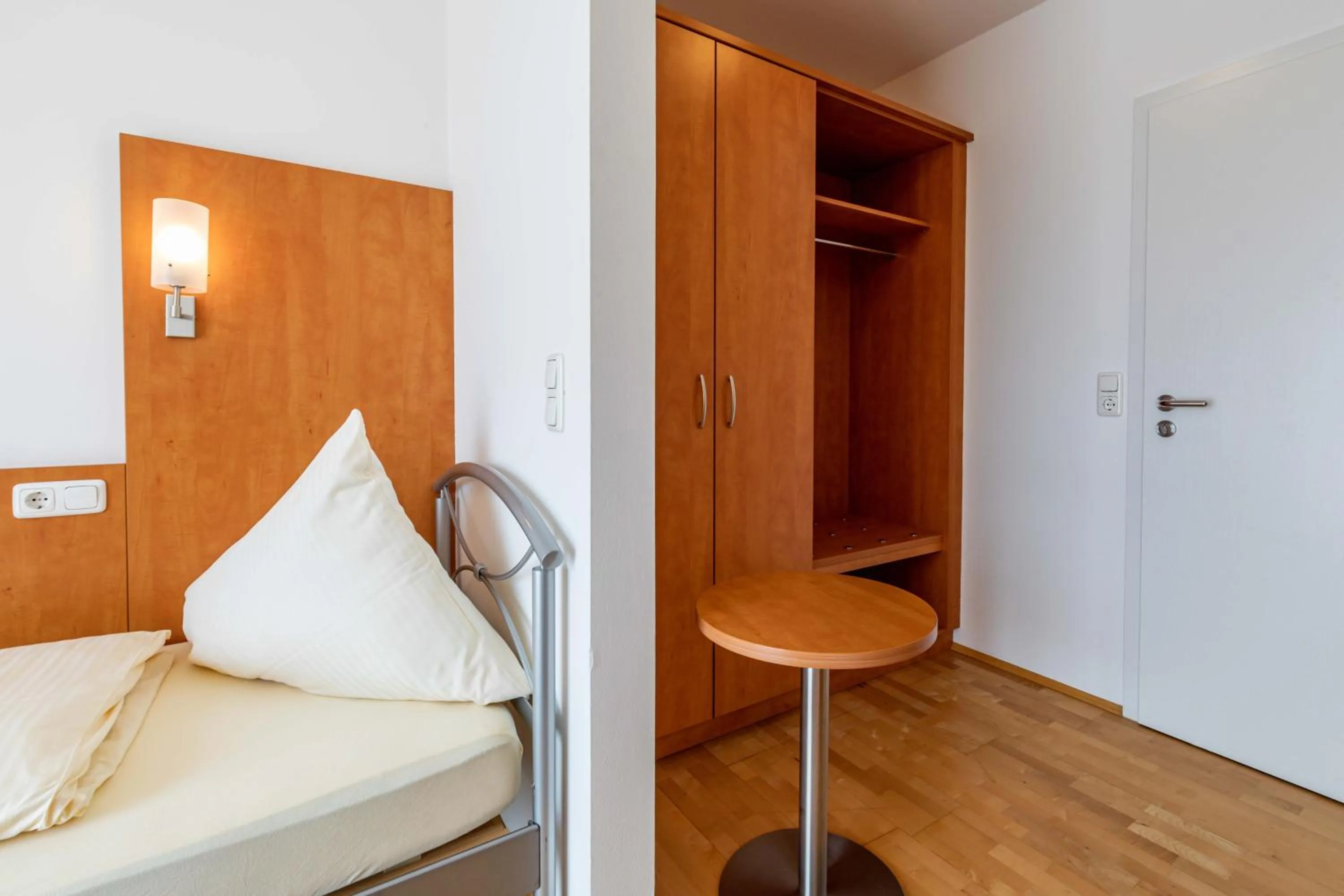 Bed in Gasthaus Hotel Ostermeier