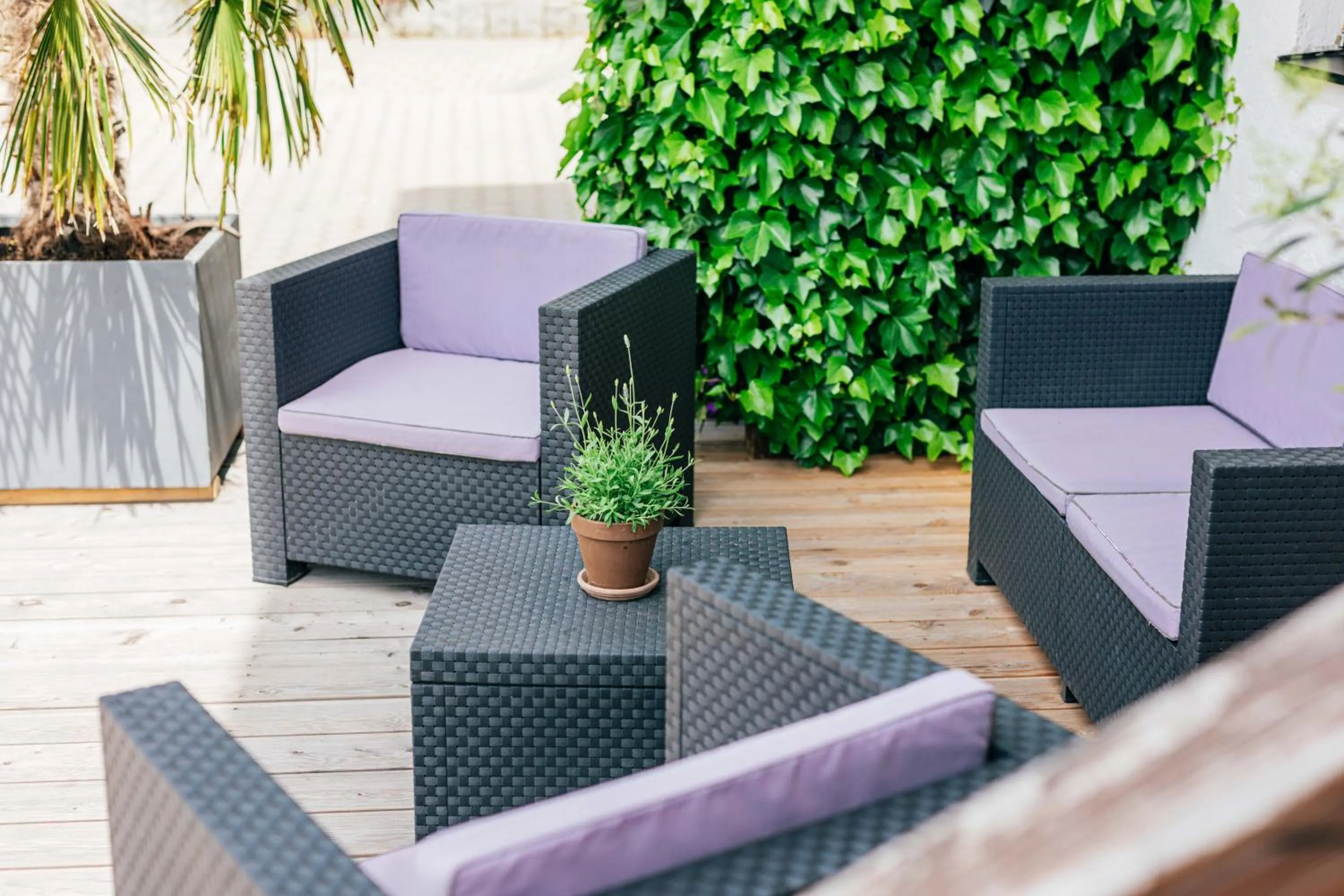 Patio in Gasthaus Hotel Ostermeier