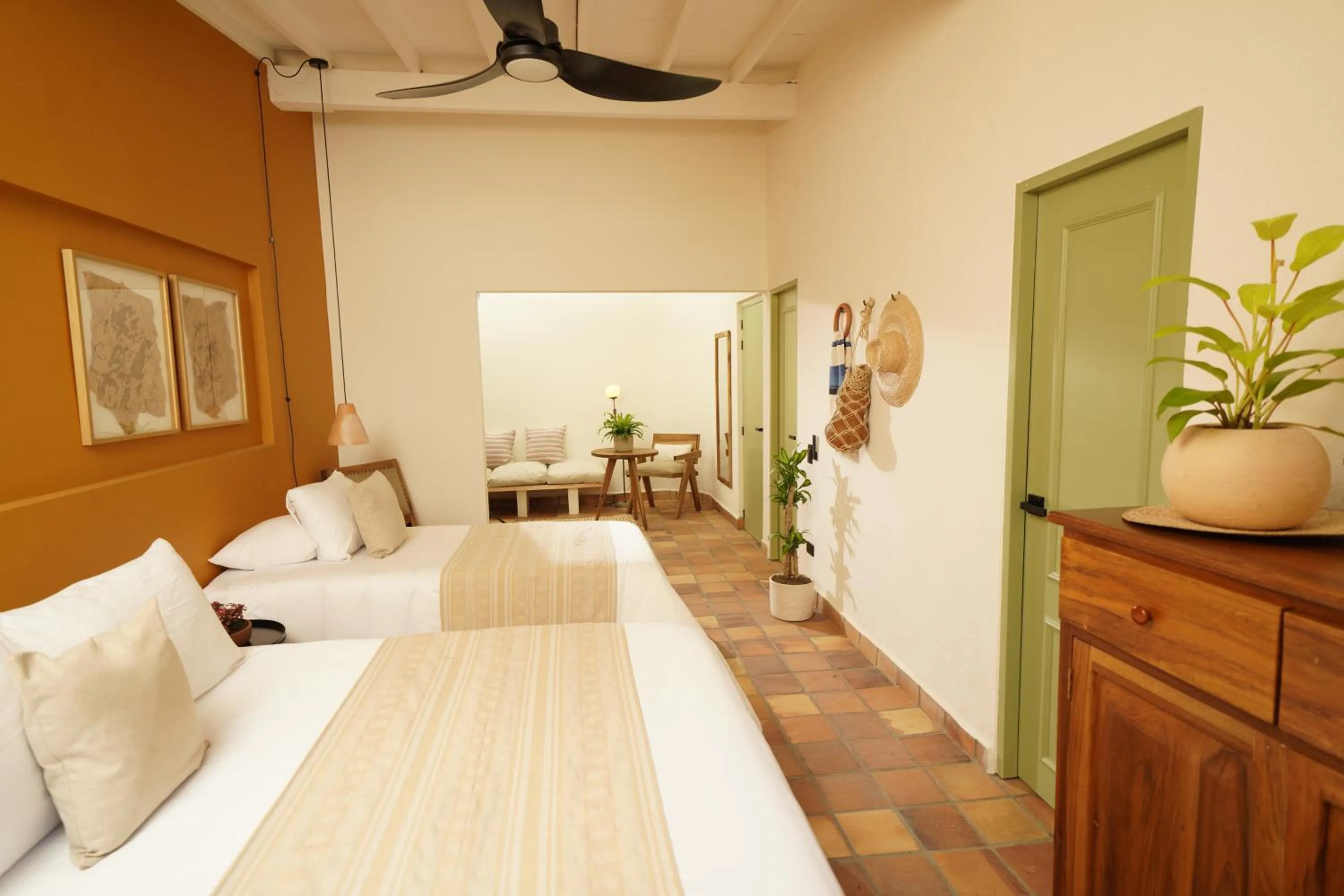 Living room, Bed in Hotel Quinta Ladera