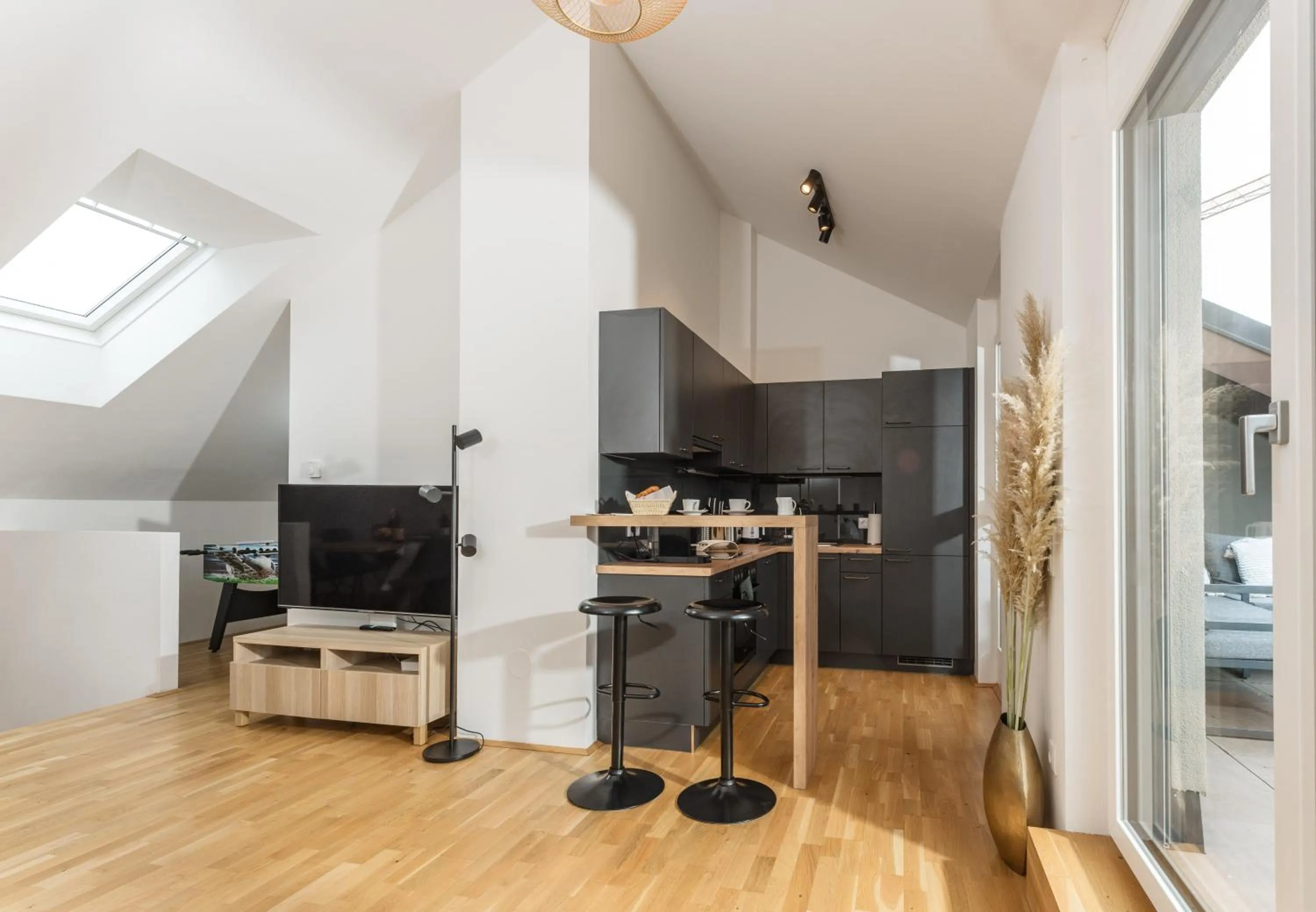 kitchen in APSTAY Eggenberg I Self Check-in I Parking option