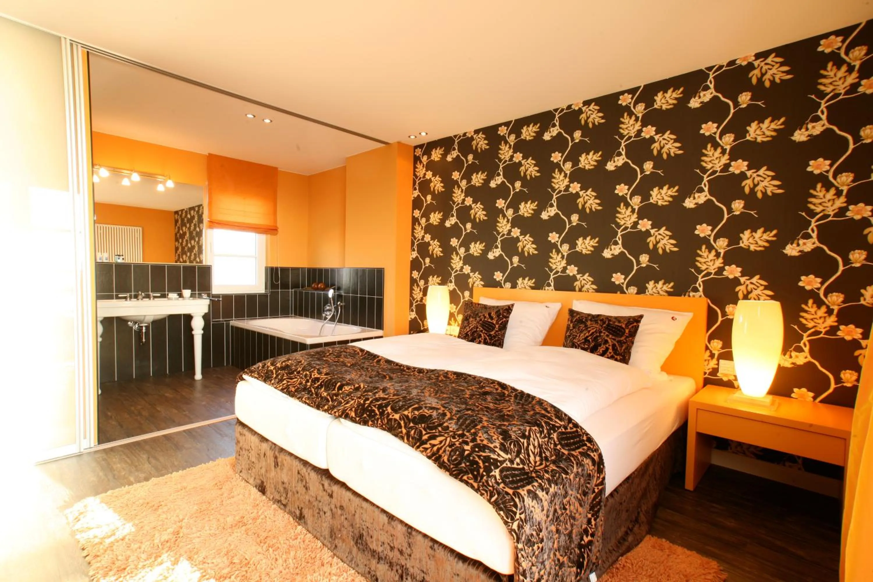 Bed in Strand-Hotel Seenelke