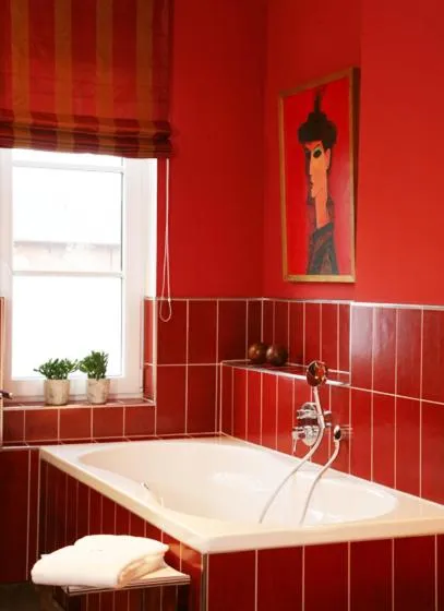 Bathroom in Strand-Hotel Seenelke