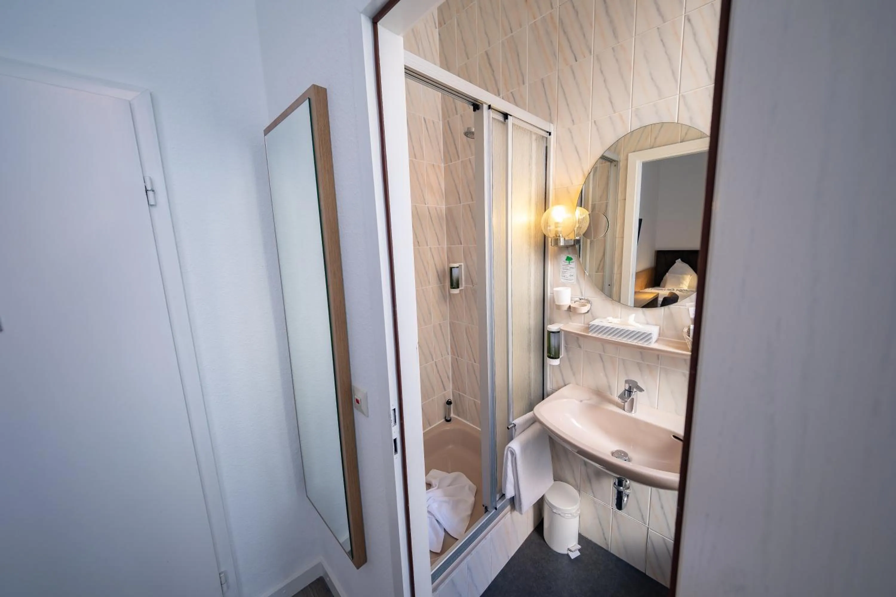 Bathroom in Hotel Alpha