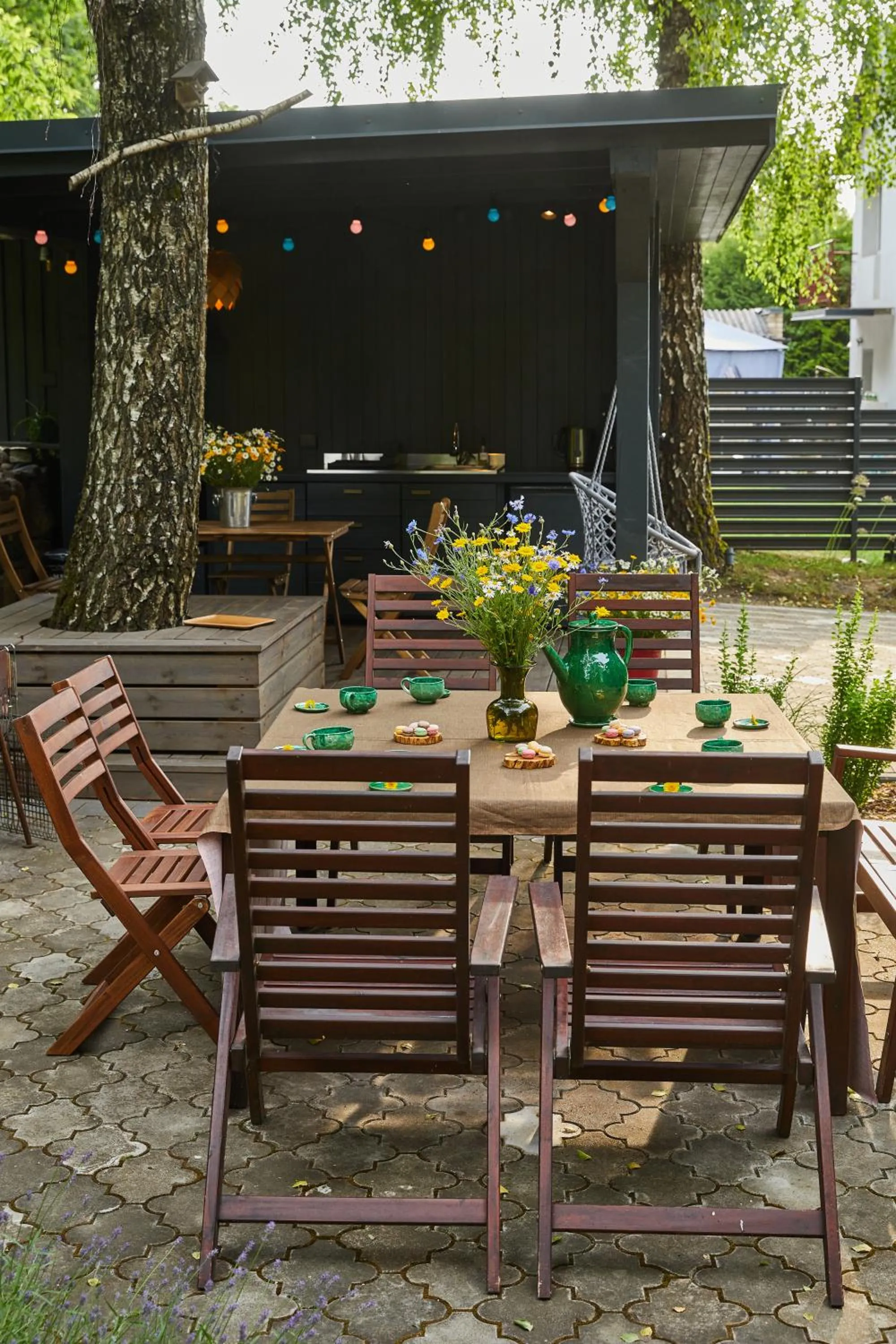 Balcony/Terrace in "Parko vila" Anykščiai