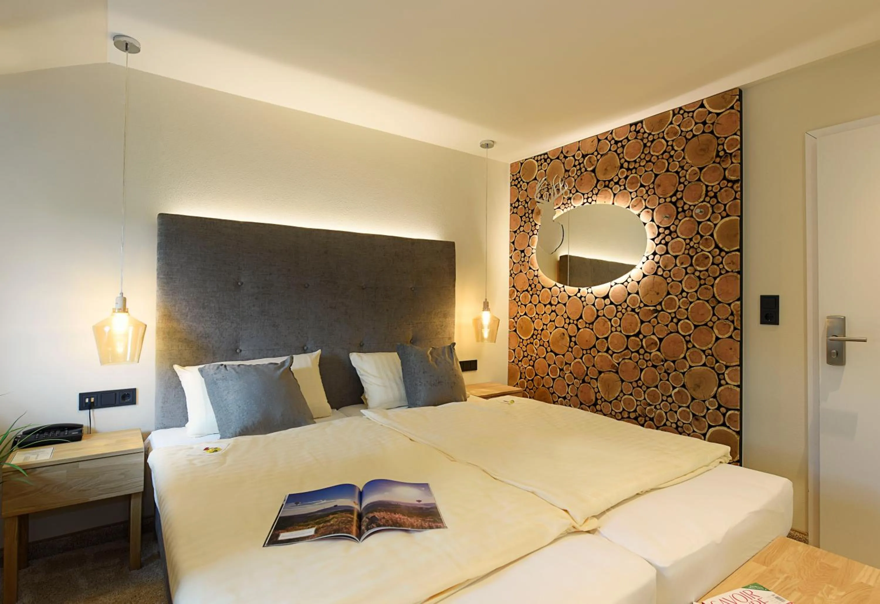 Photo of the whole room, Bed in Landidyll Hotel Haus Hochstein