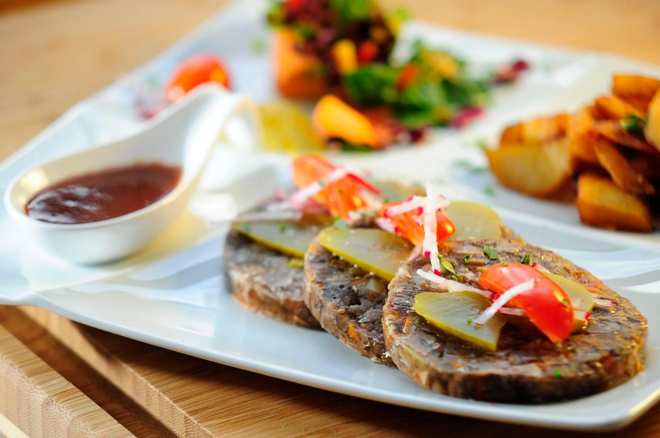 Food close-up in Landidyll Hotel Haus Hochstein