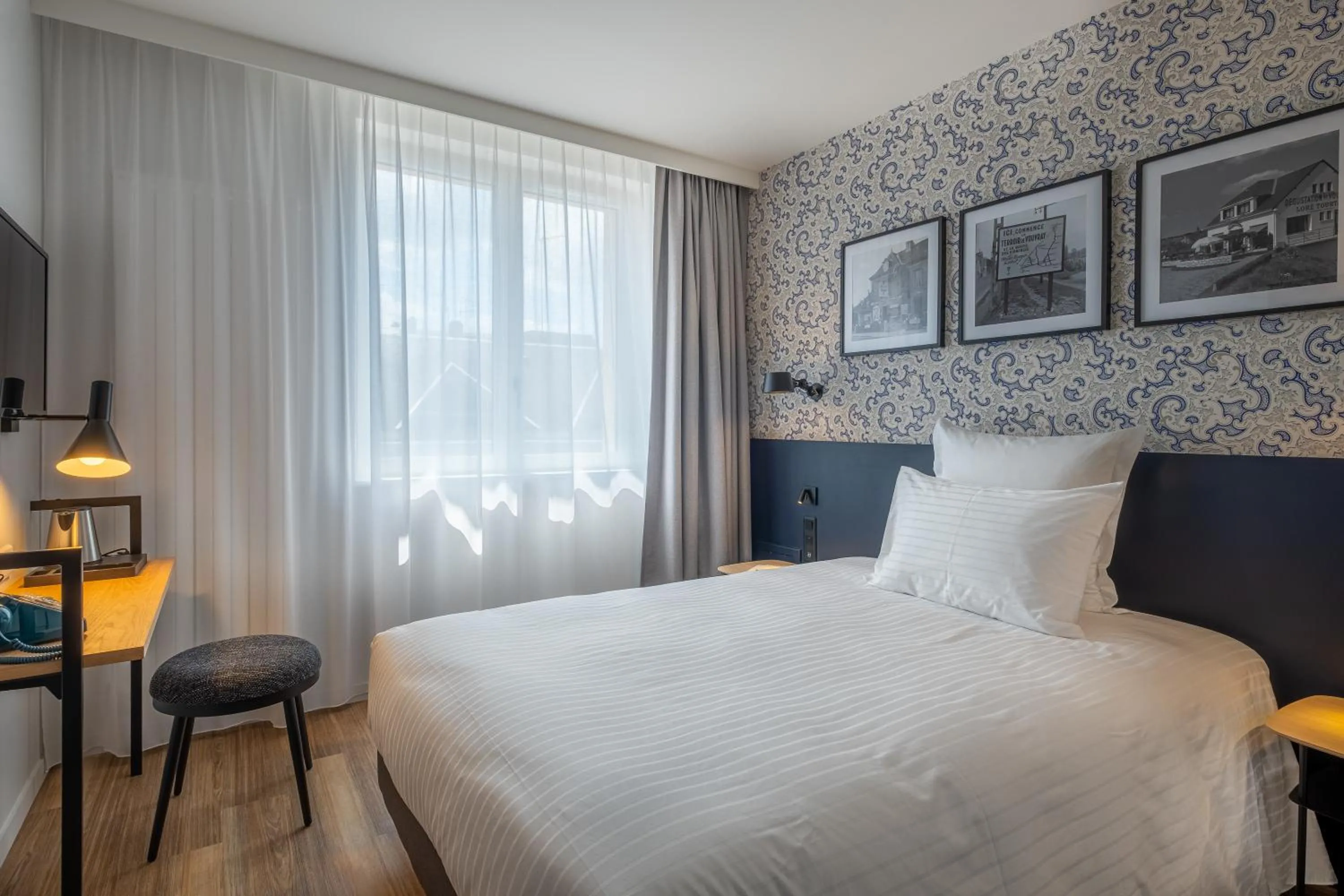 Bed in Ferdinand Hotel Tours