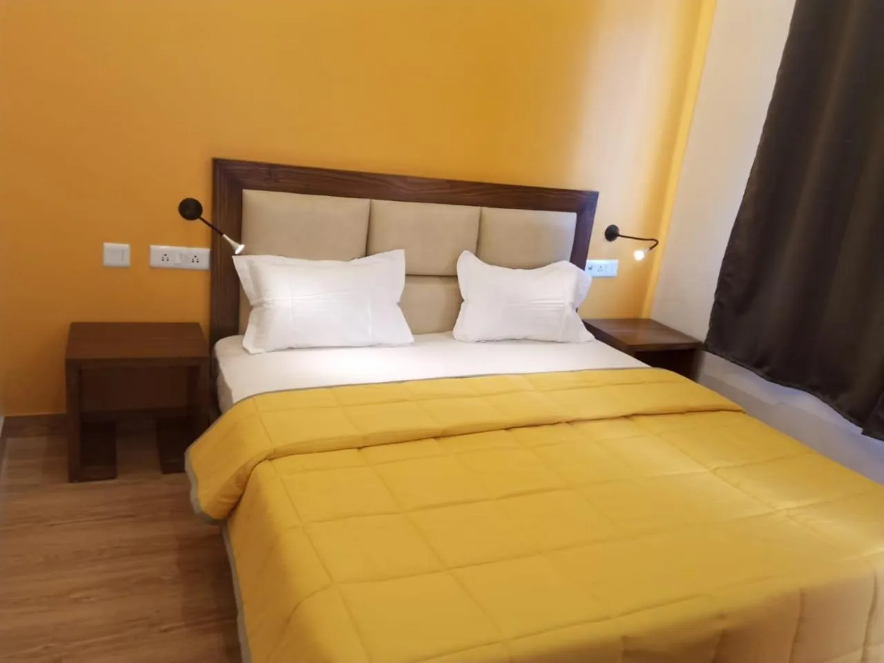 Bed in Joey's Hostel Rishikesh