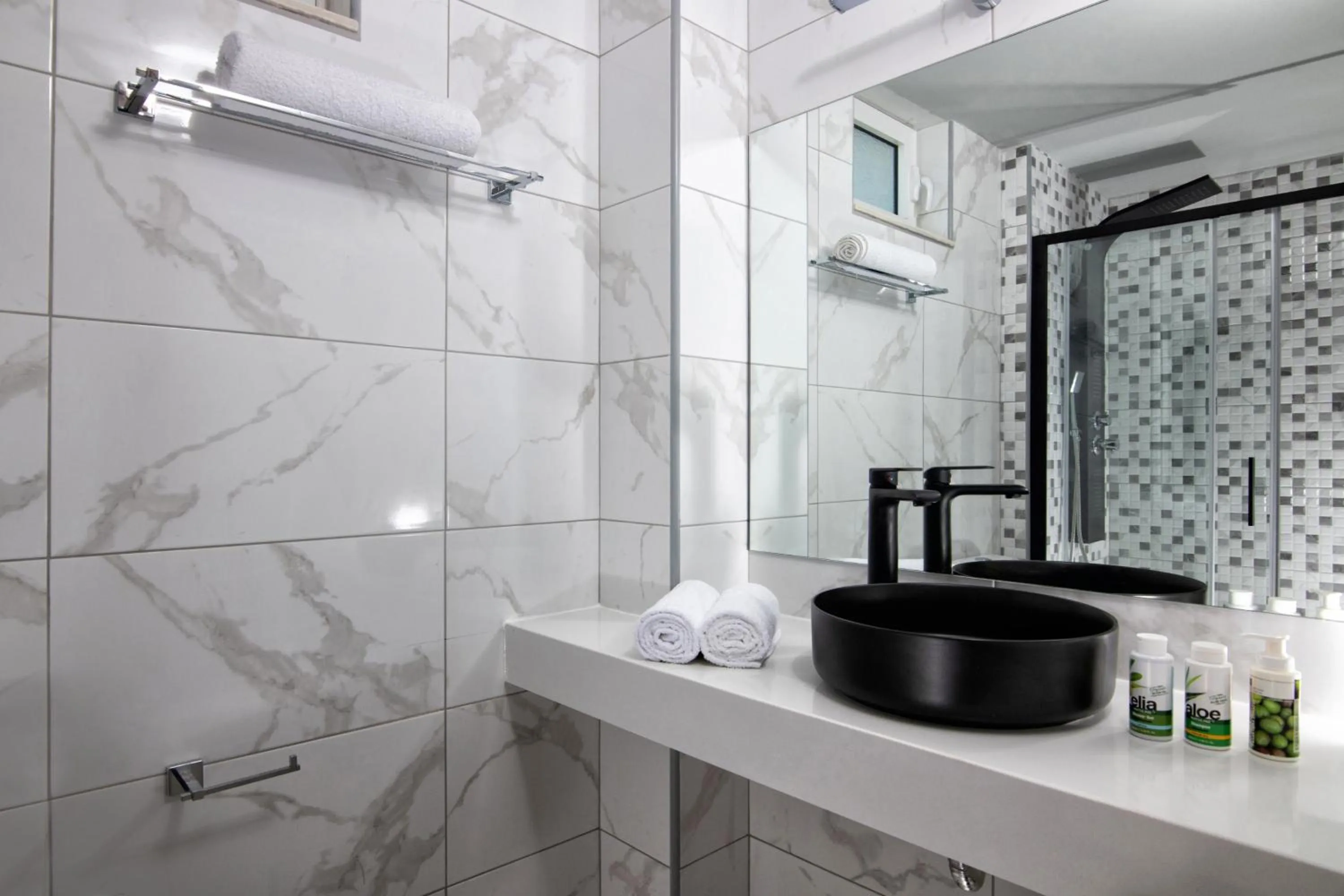 Bathroom in Golden Sunlight Hotel by Estia