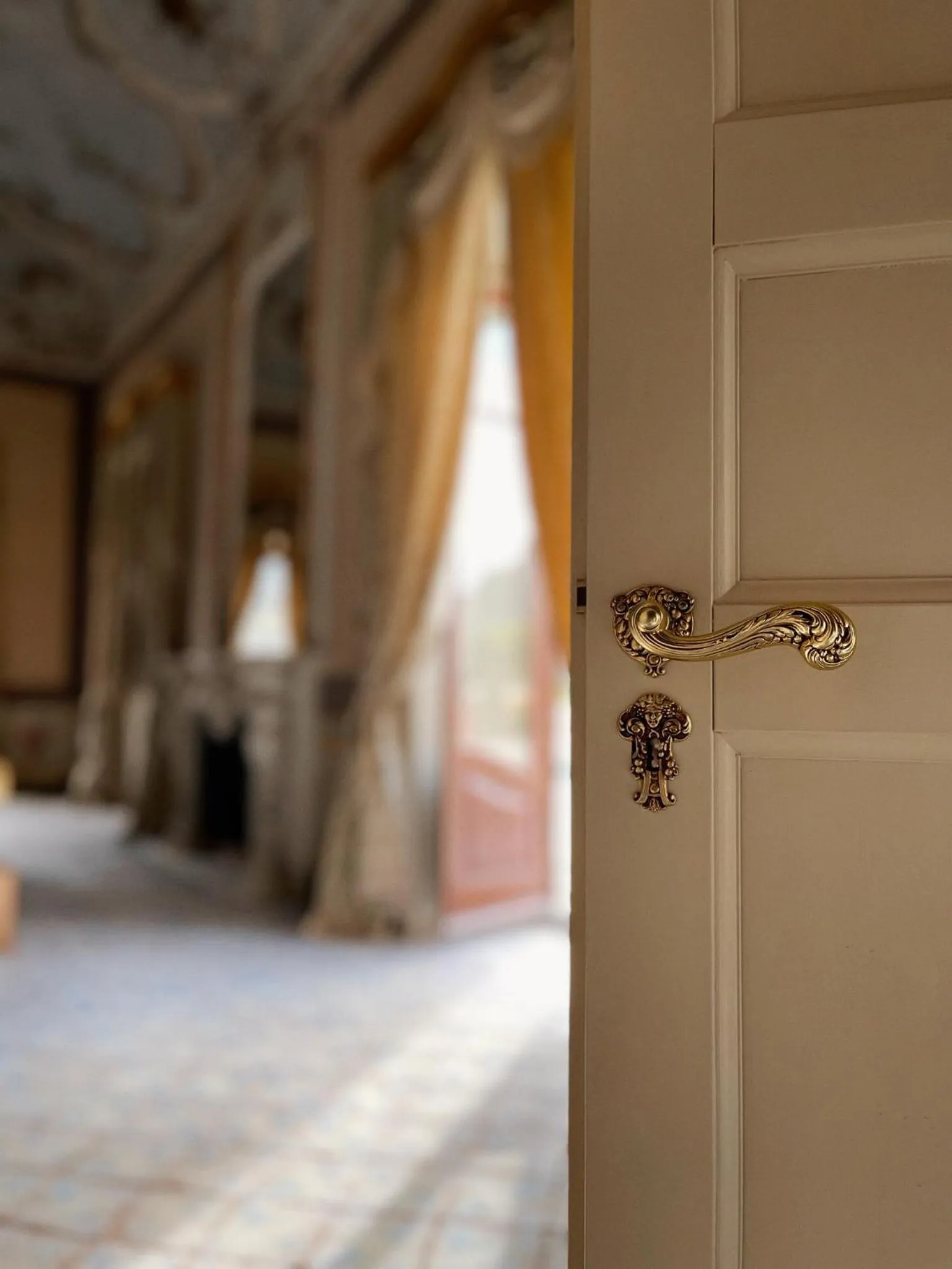 Decorative detail in Villa del Gattopardo