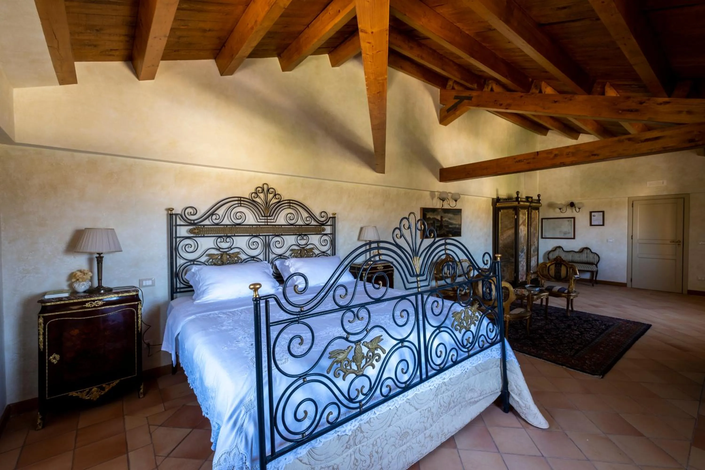 Bed in Villa del Gattopardo