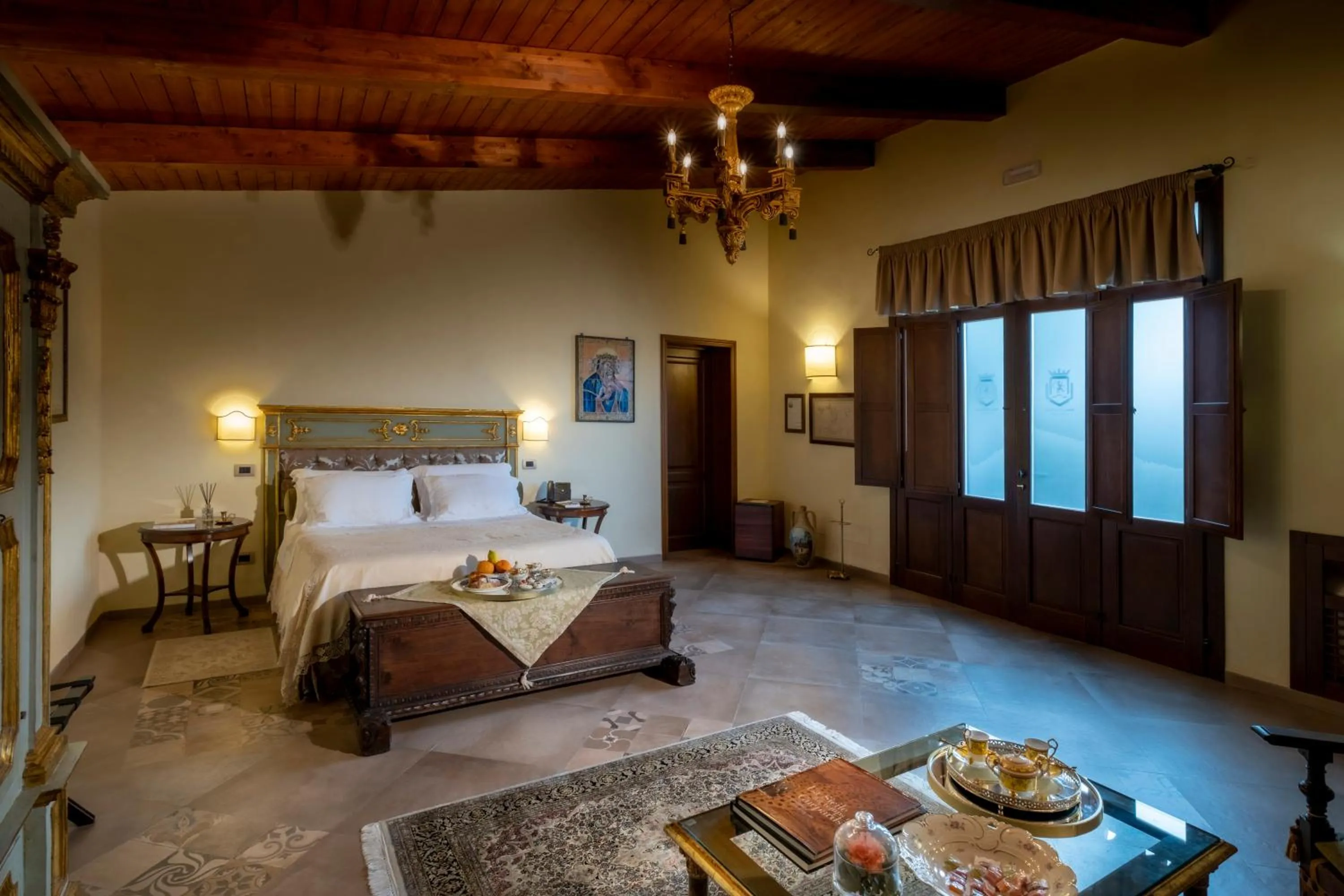 Bed in Villa del Gattopardo