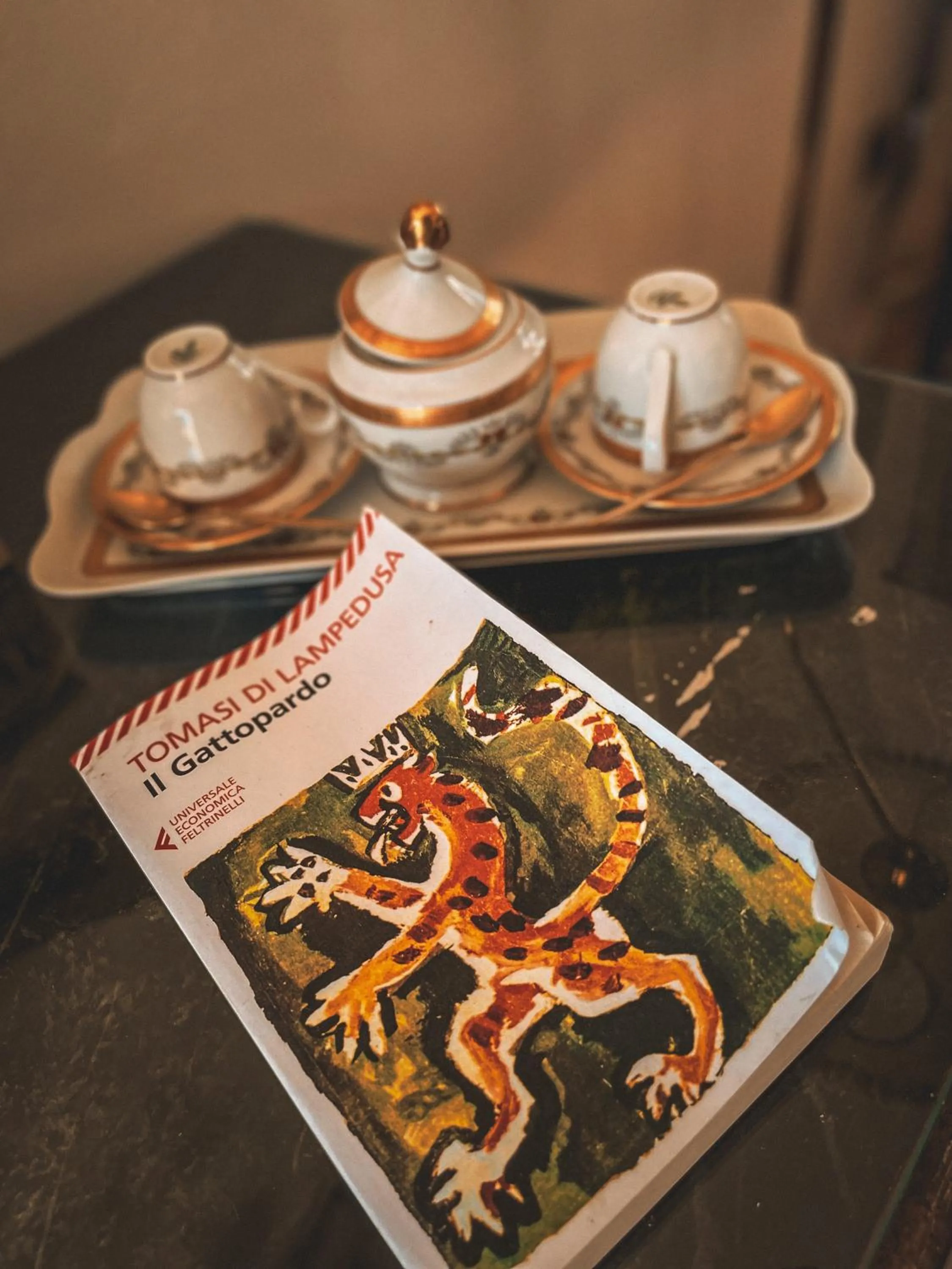 Decorative detail in Villa del Gattopardo