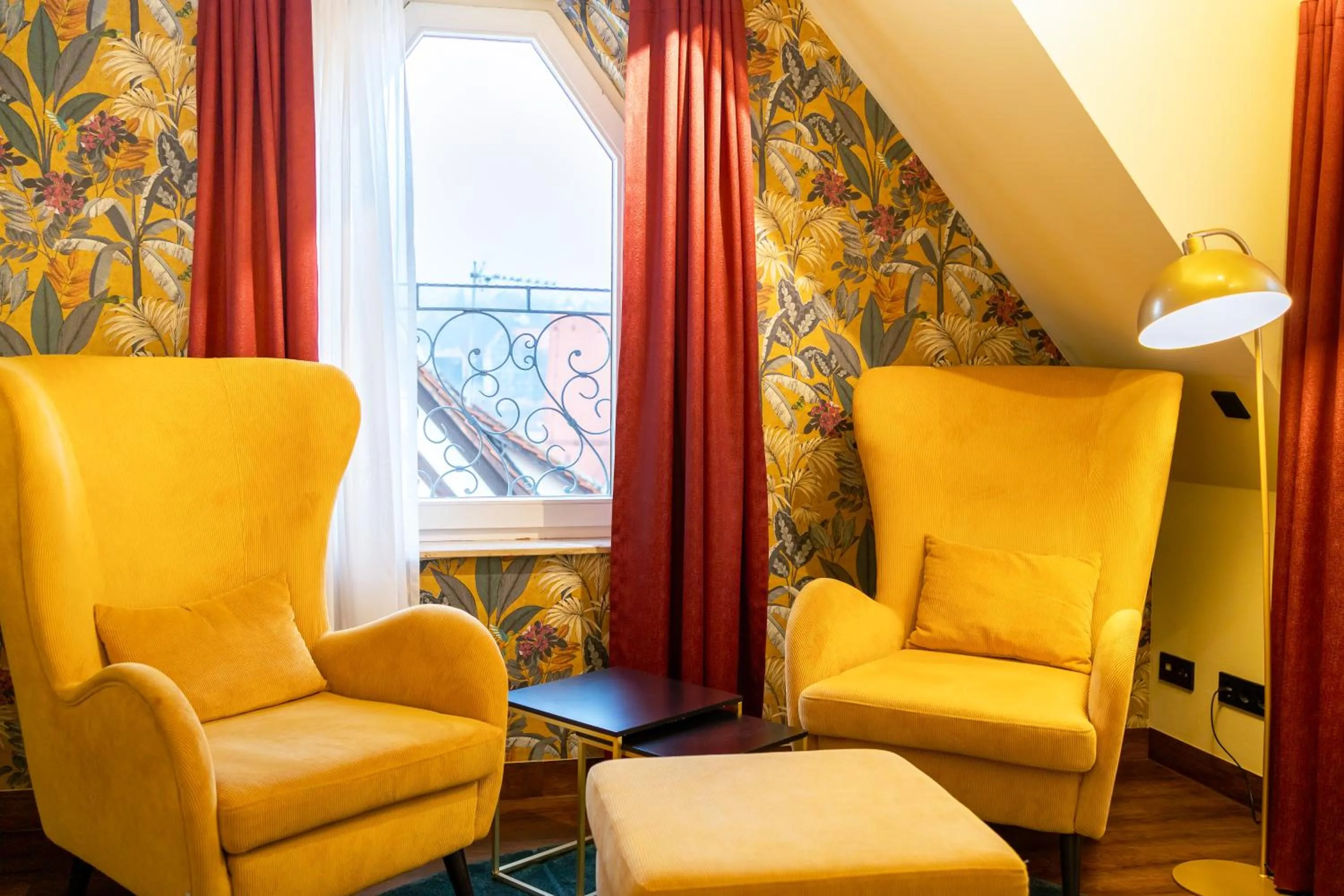 Seating area in Hotel Am Schloss *** Superior