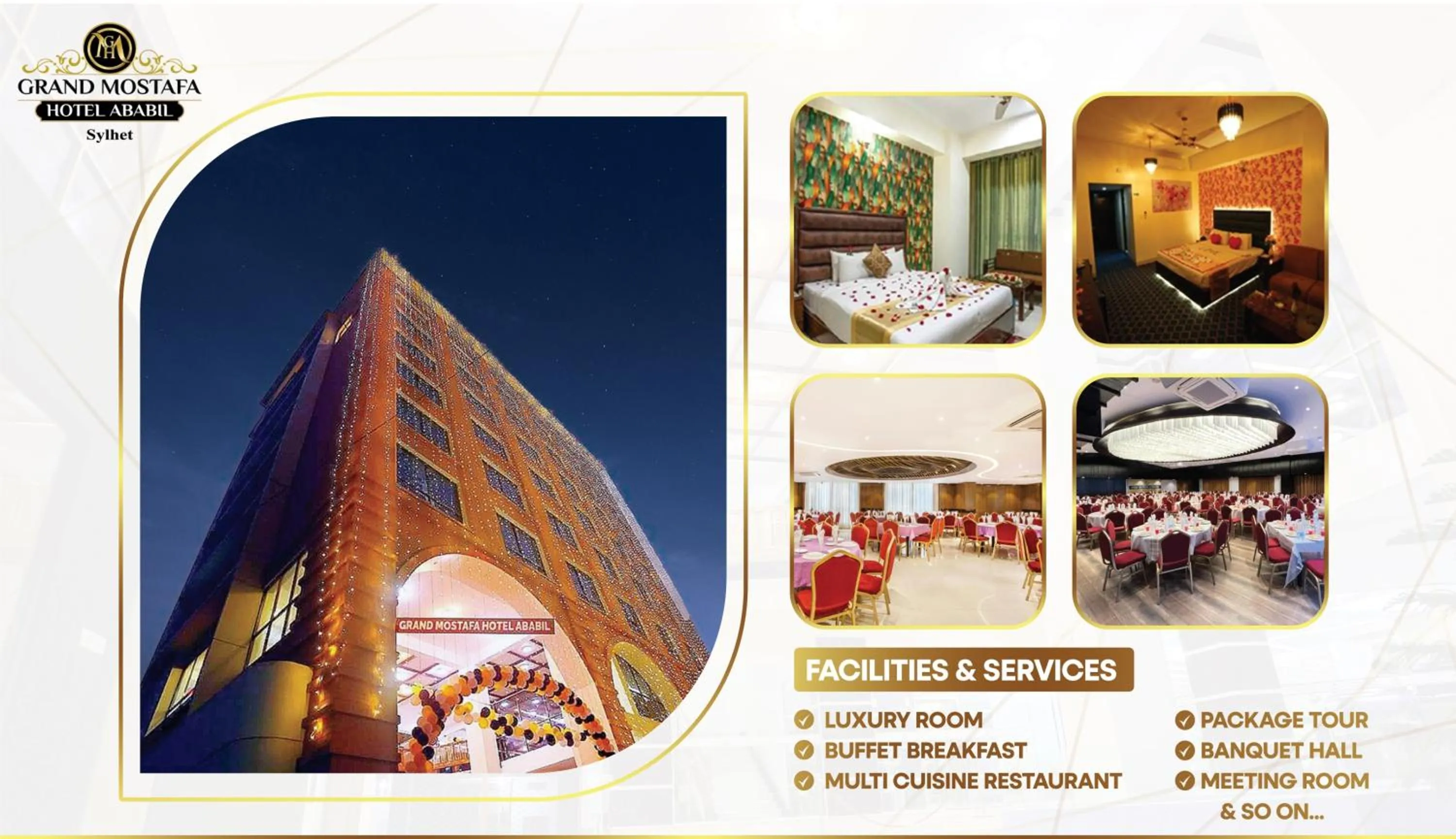 Text overlay in Grand Mostafa Hotel Ababil