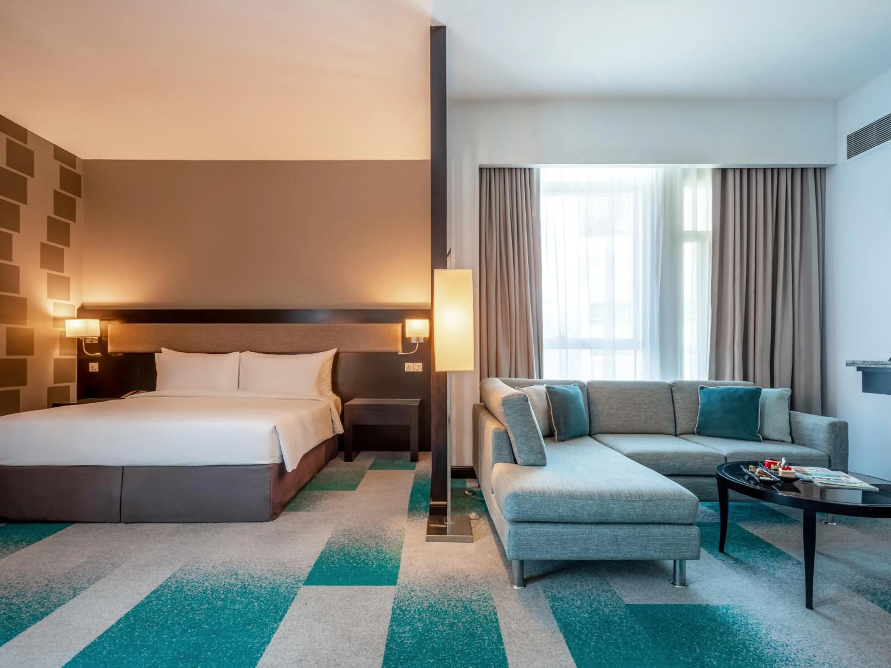 Bed in Flora Creek Deluxe Hotel Apartments, Dubai