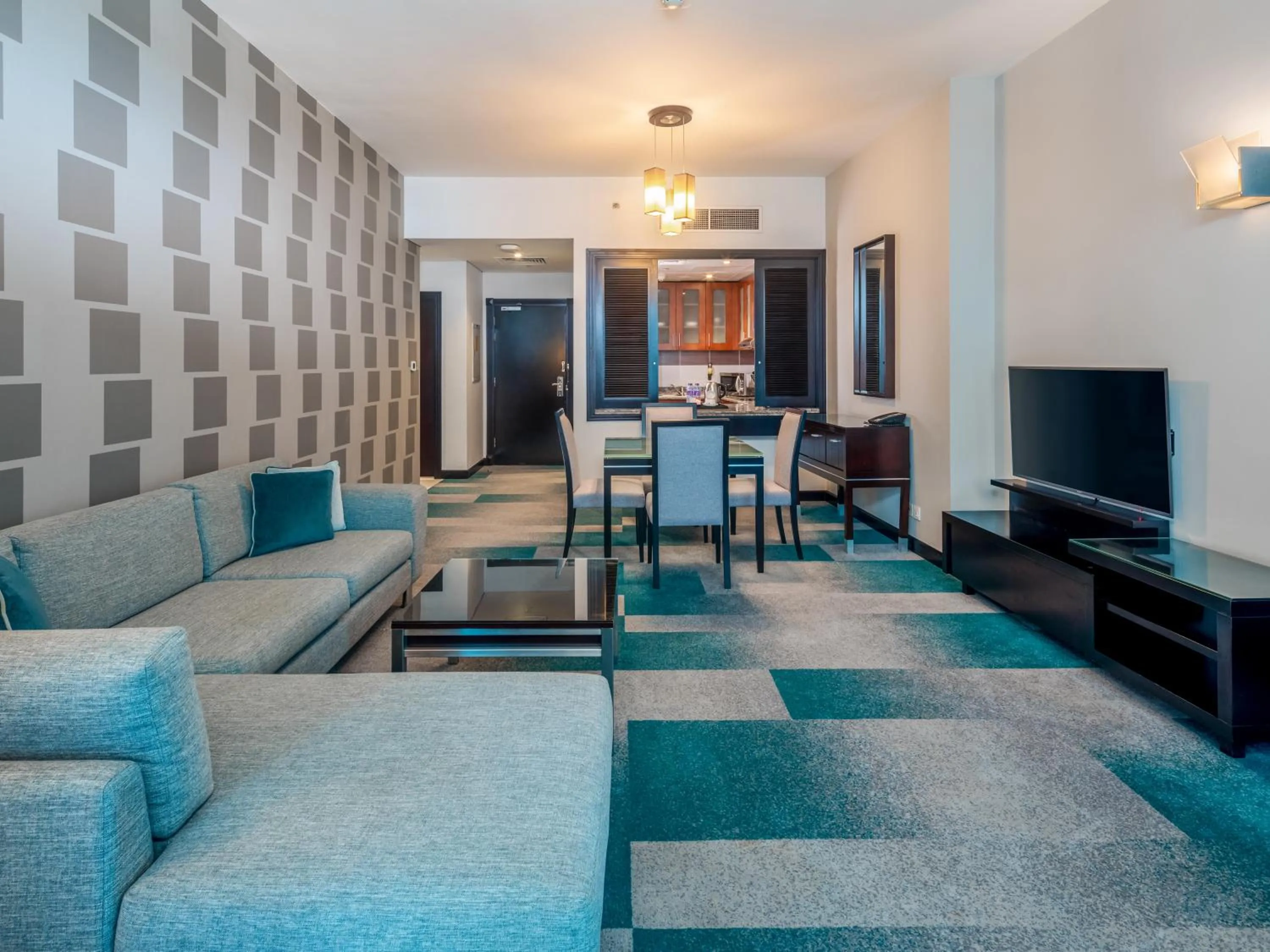 TV and multimedia in Flora Creek Deluxe Hotel Apartments, Dubai