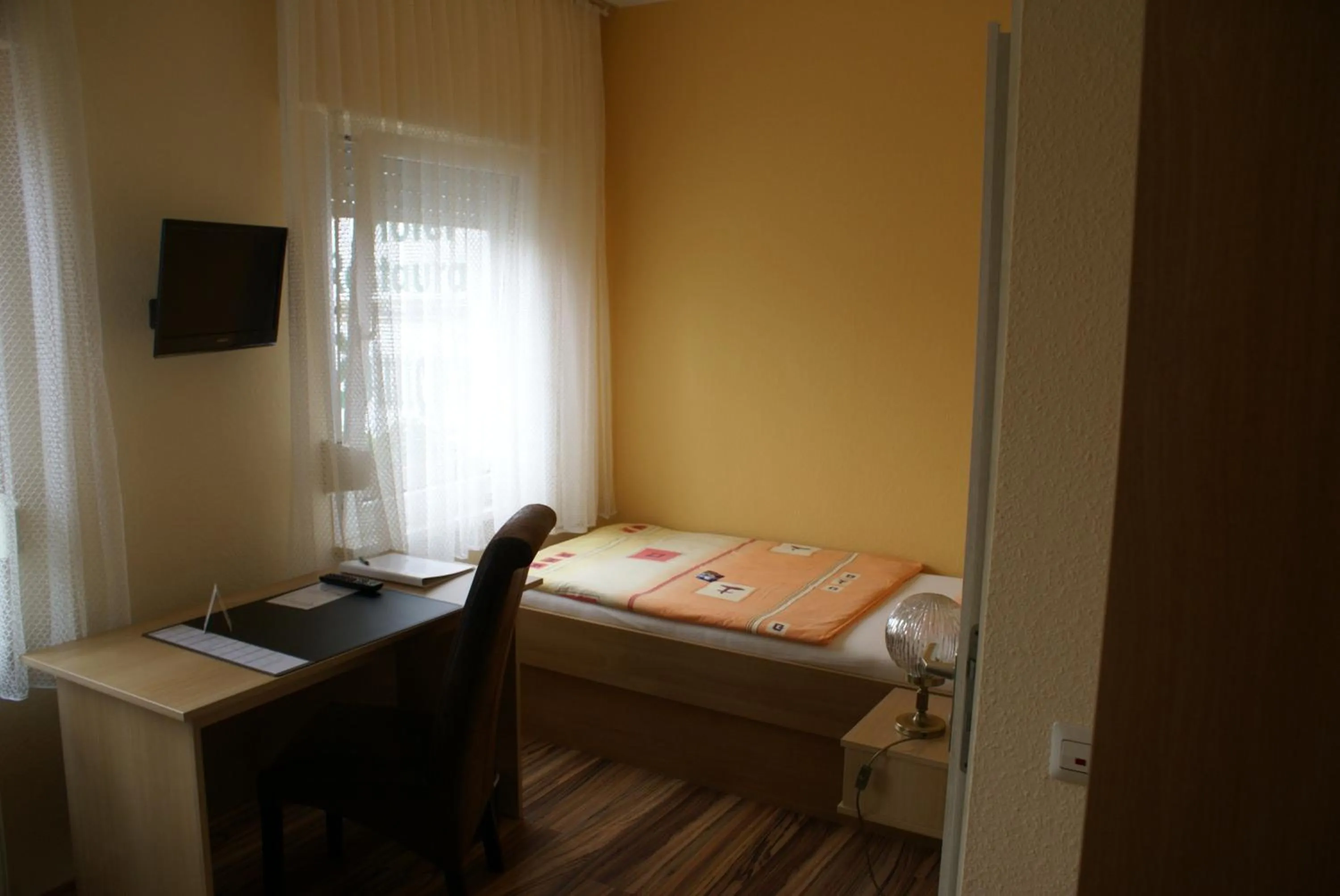 Decorative detail, Bed in Hotel Sonnenhof