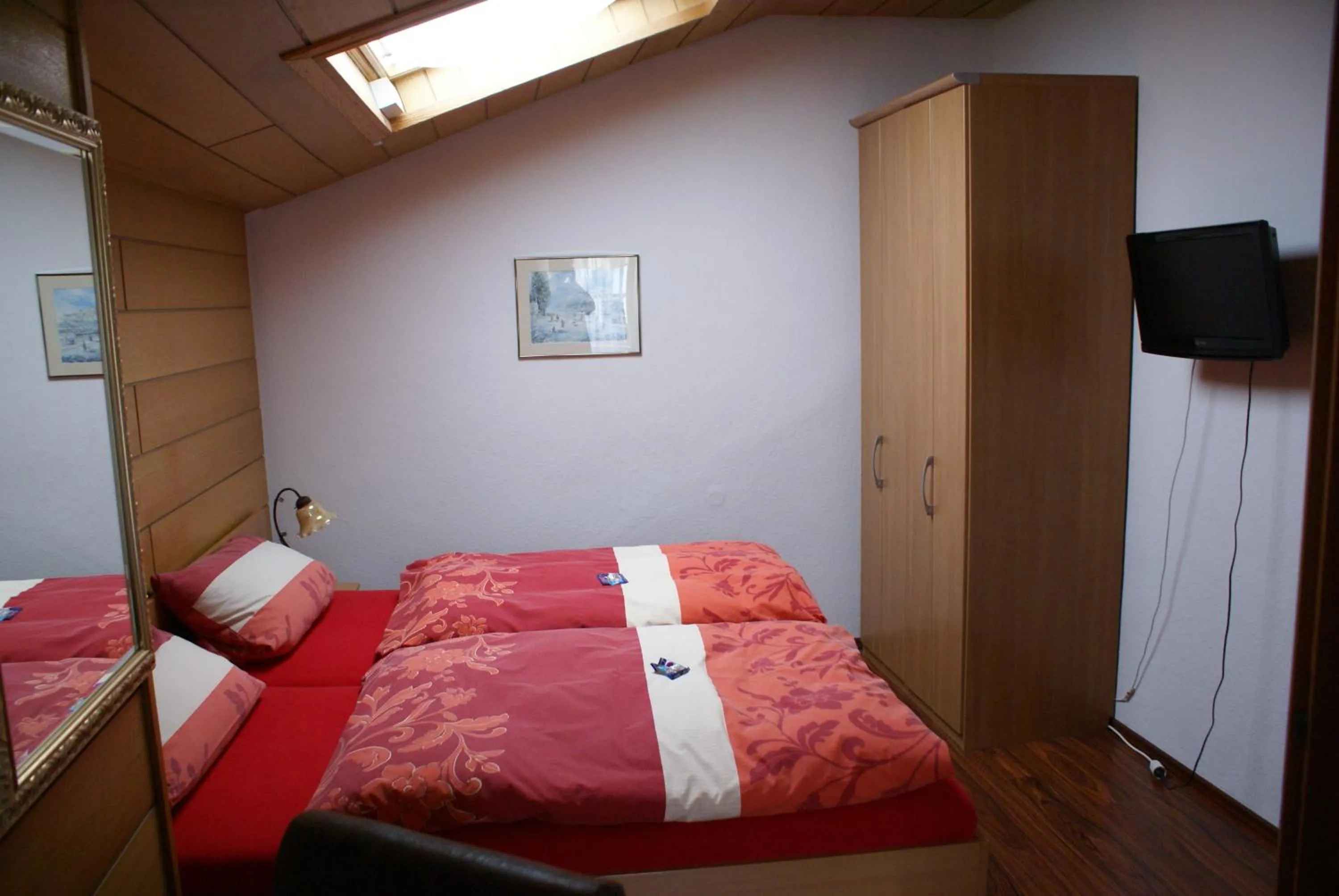 Decorative detail, Bed in Hotel Sonnenhof