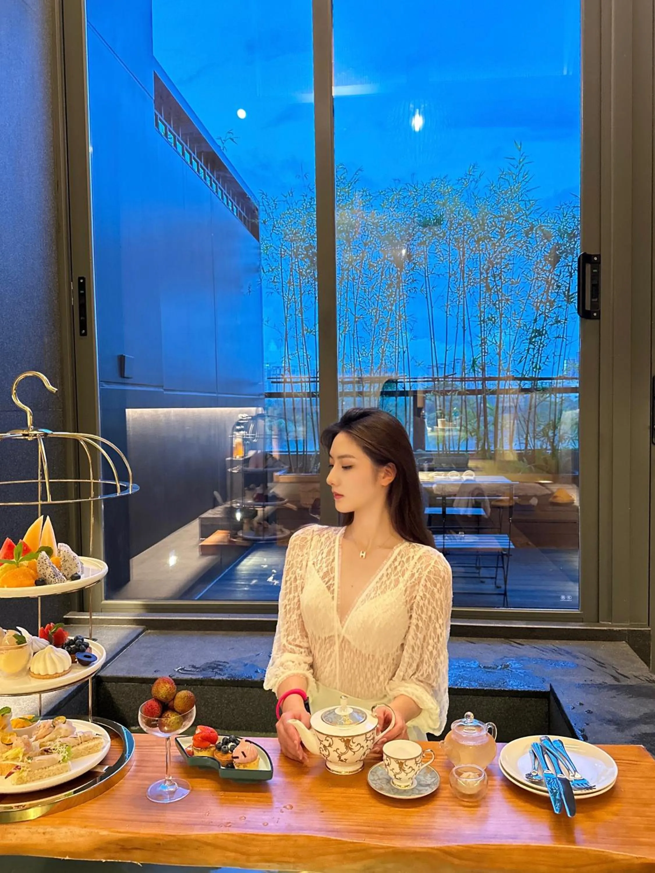 Hot Spring Bath in Shangri-La Putian Onsen Resort Hotel