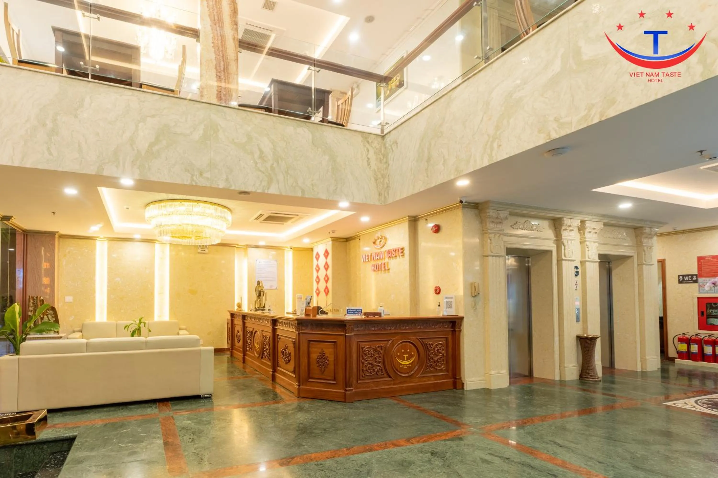 Lobby or reception in Vietnam Taste Hotel Quy Nhon - Beachfront