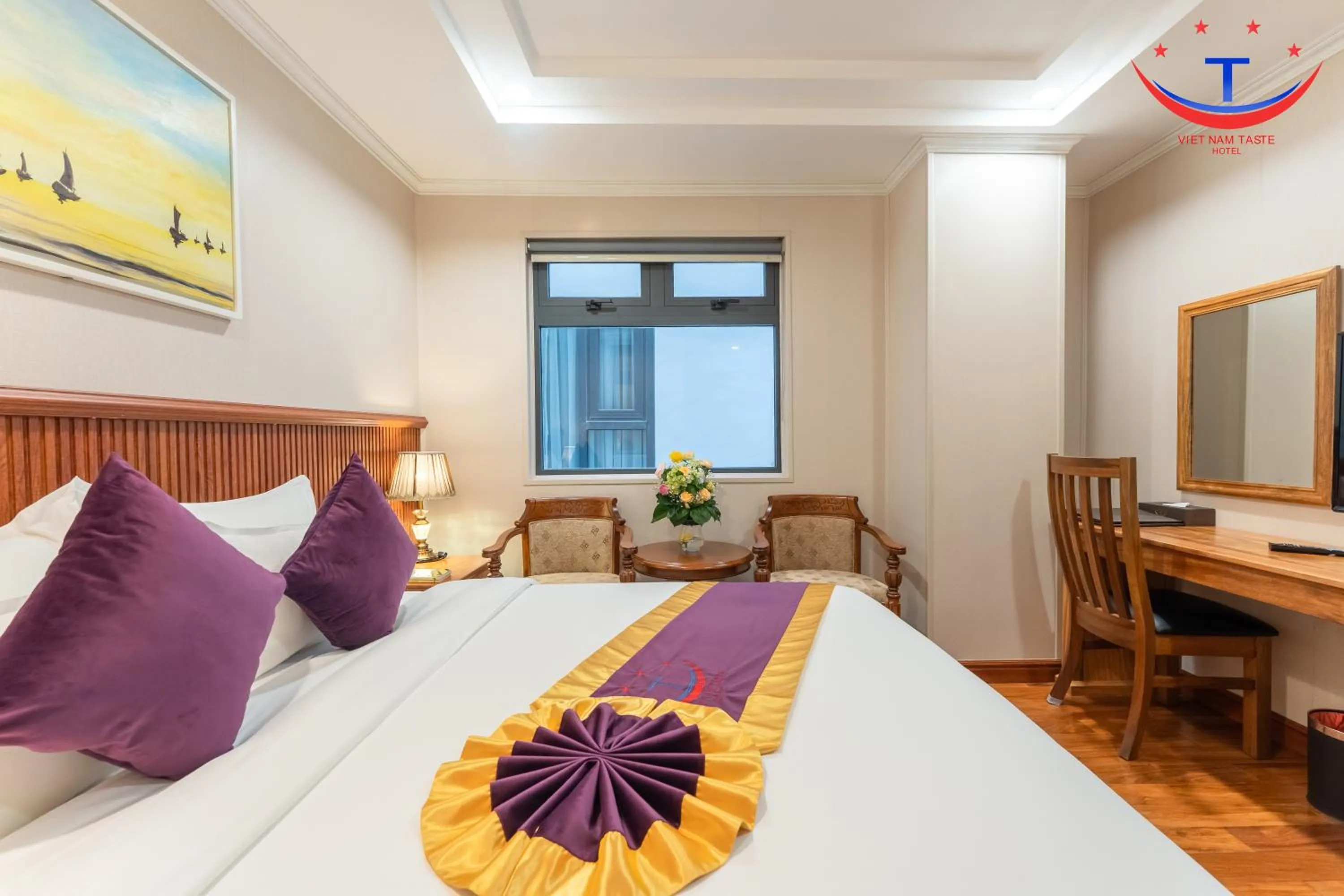 Bed in Vietnam Taste Hotel Quy Nhon - Beachfront