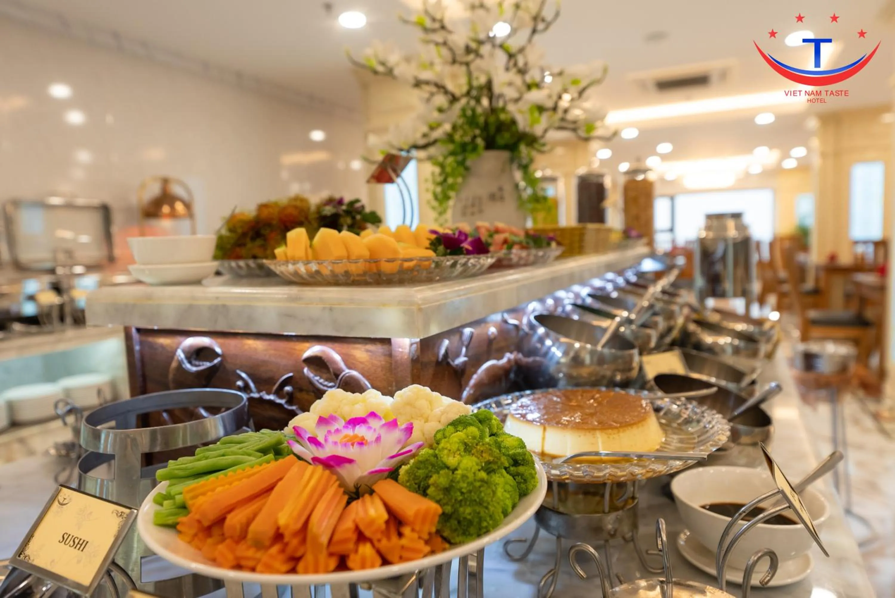 Buffet breakfast in Vietnam Taste Hotel Quy Nhon - Beachfront