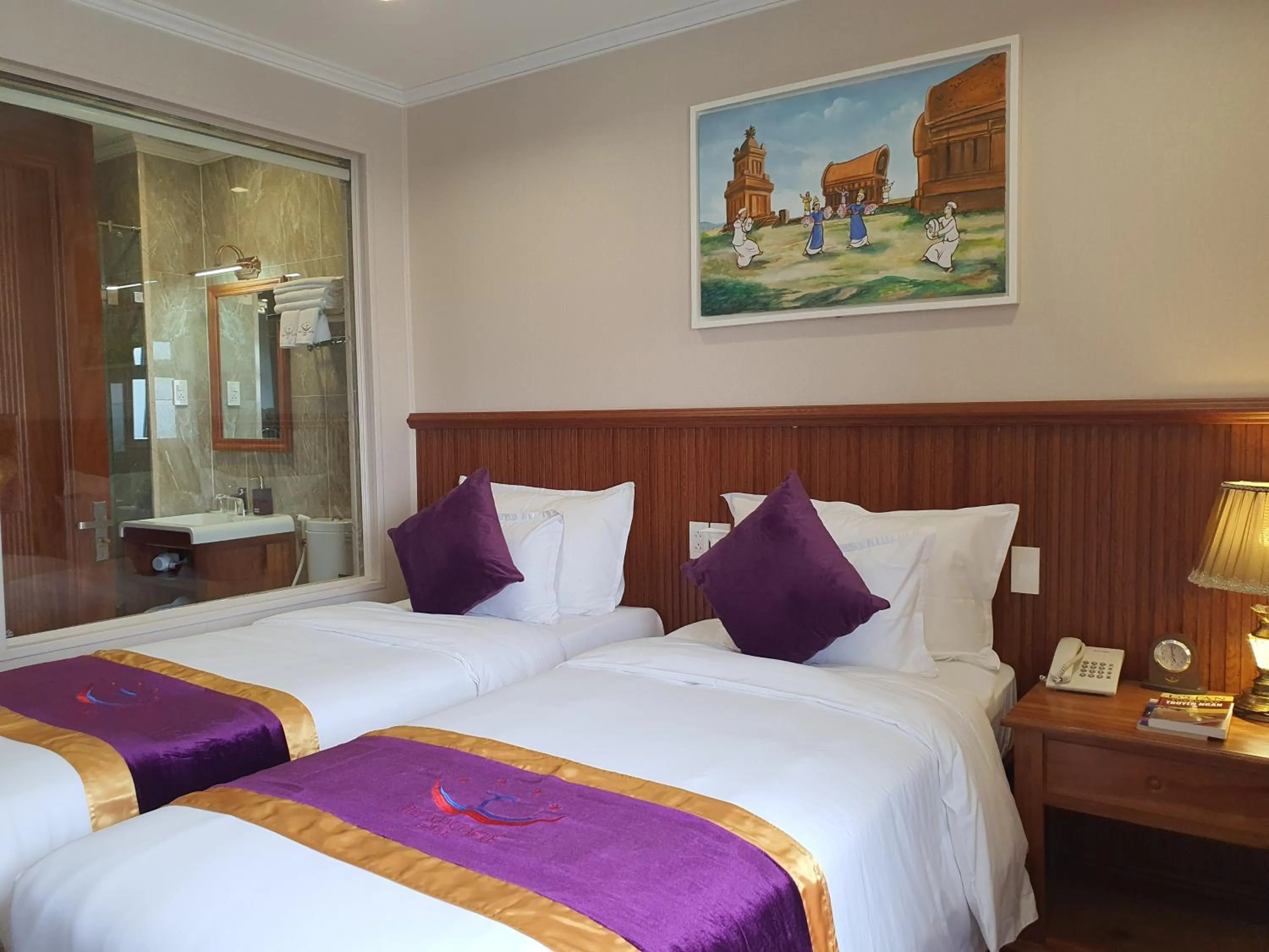 Bed in Vietnam Taste Hotel Quy Nhon - Beachfront