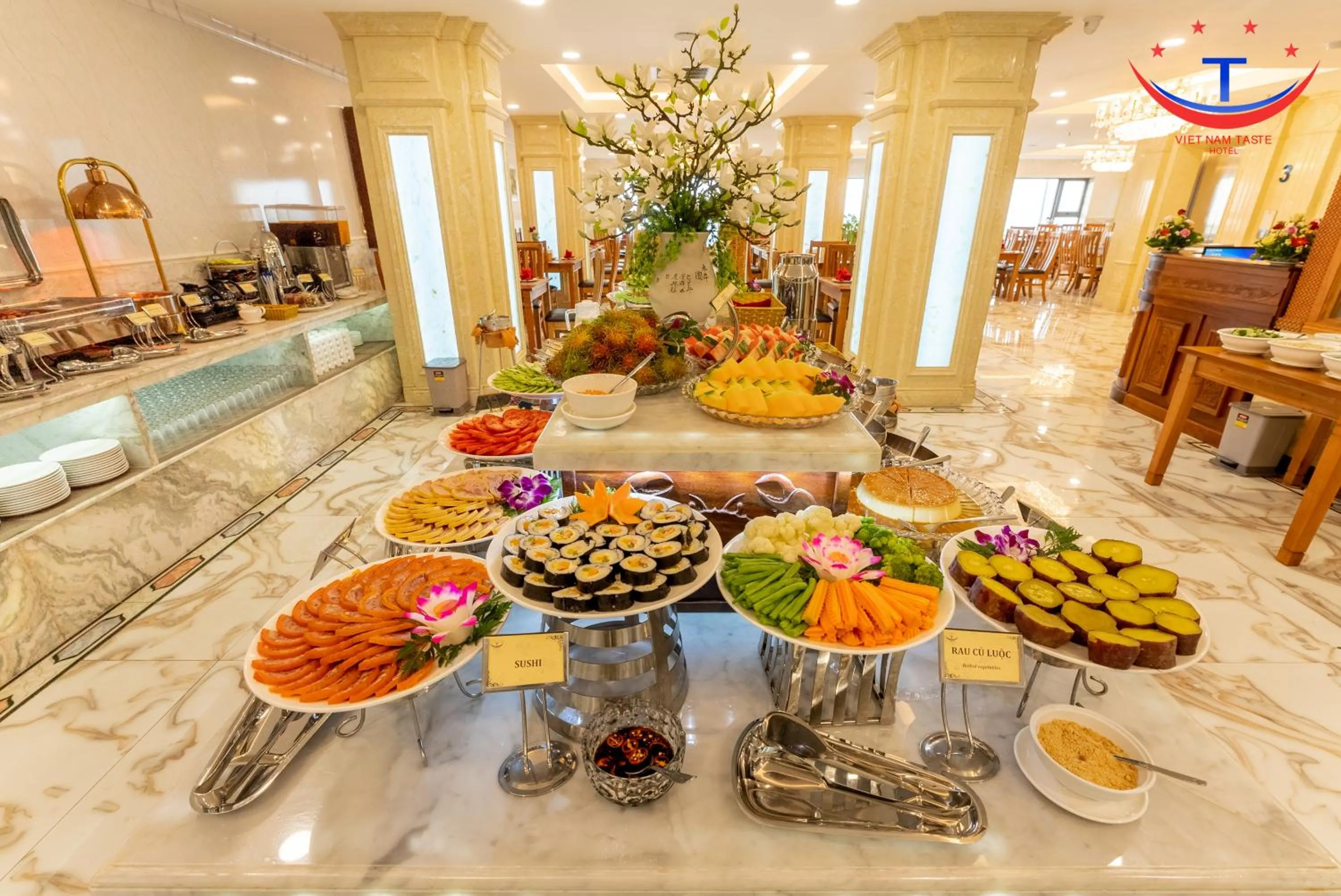 Buffet breakfast in Vietnam Taste Hotel Quy Nhon - Beachfront