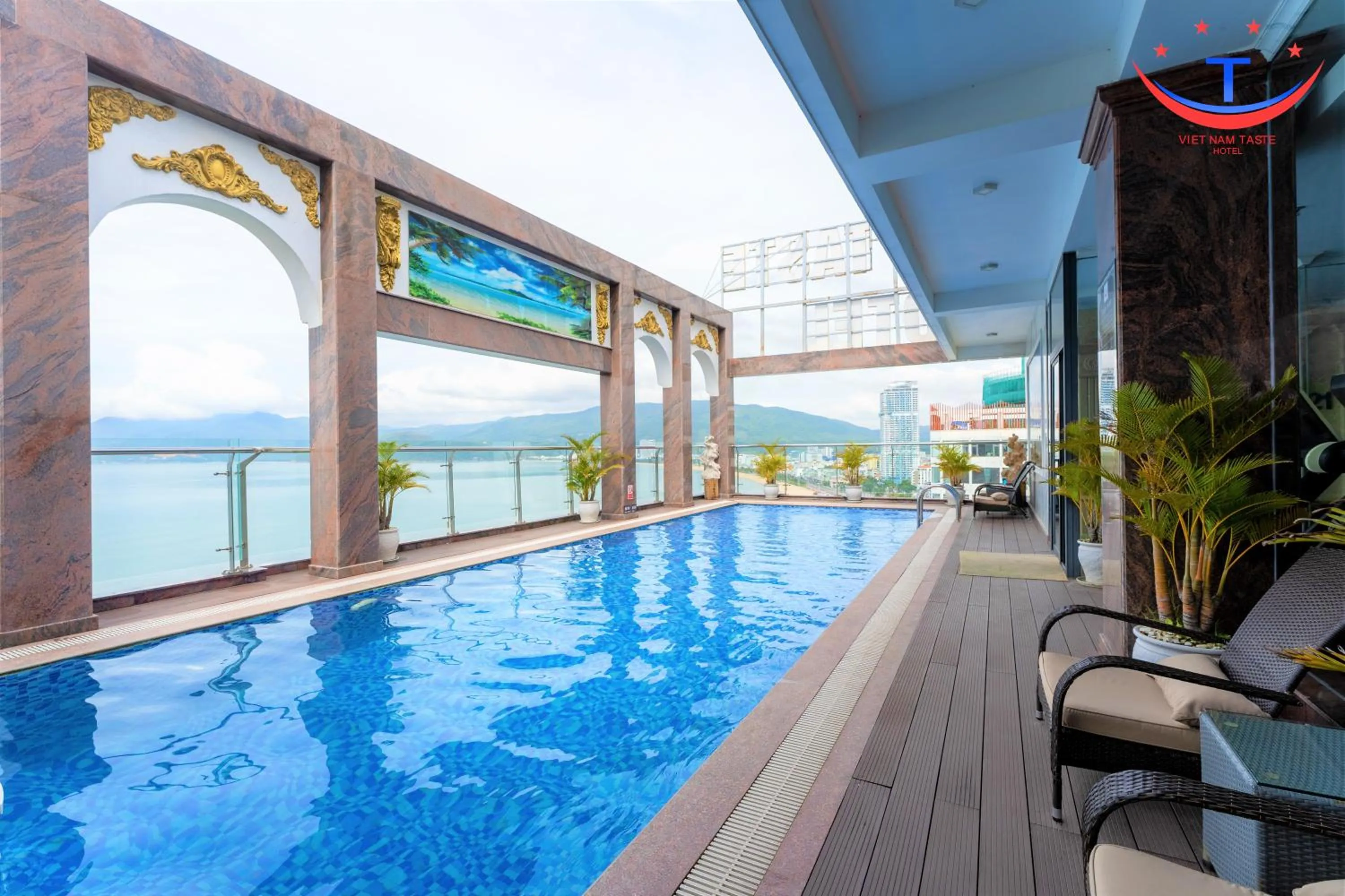 Swimming pool in Vietnam Taste Hotel Quy Nhon - Beachfront