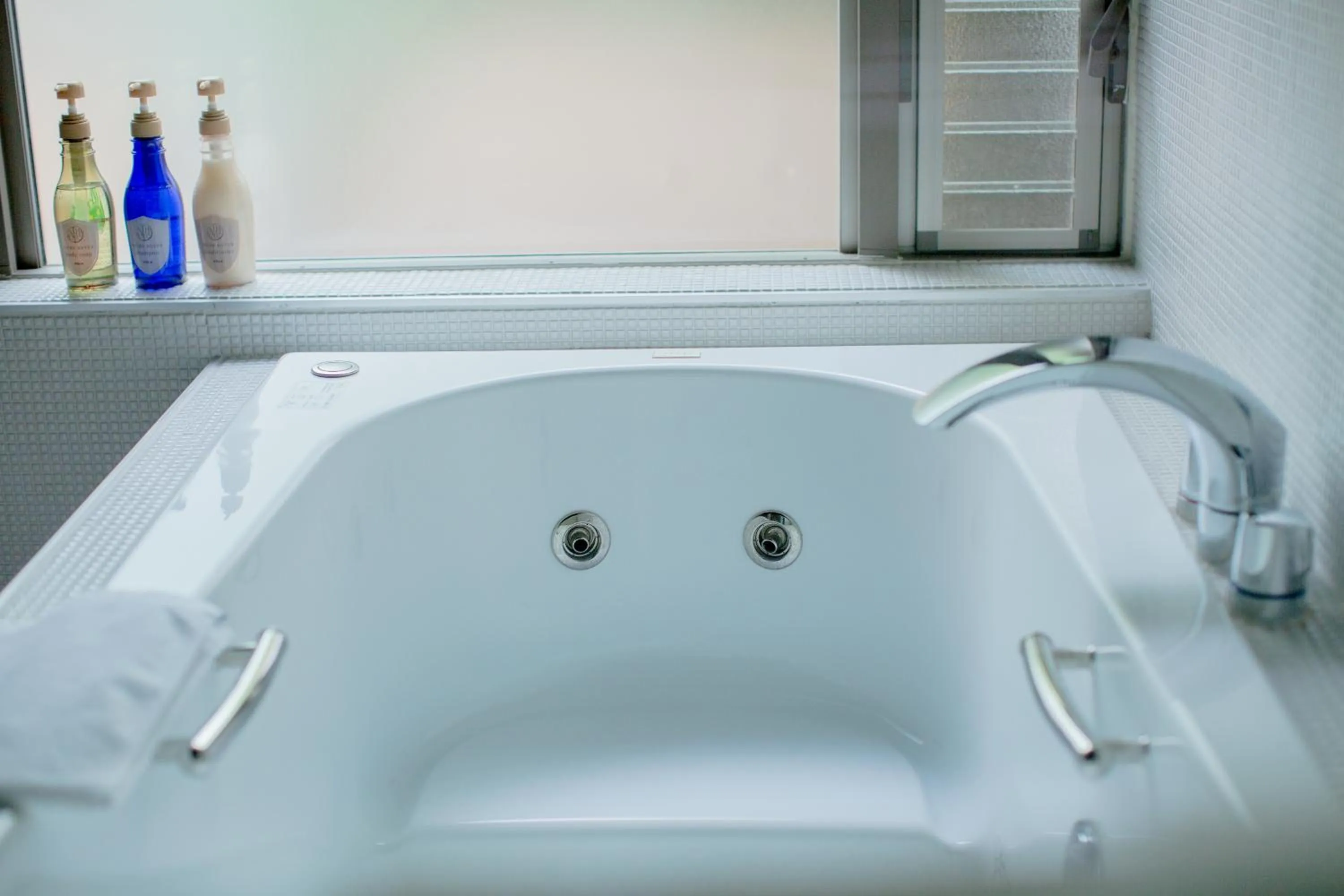 Bathroom in Suisui Garden Ryokan (in the Art Hotel Kokura New Tagawa)