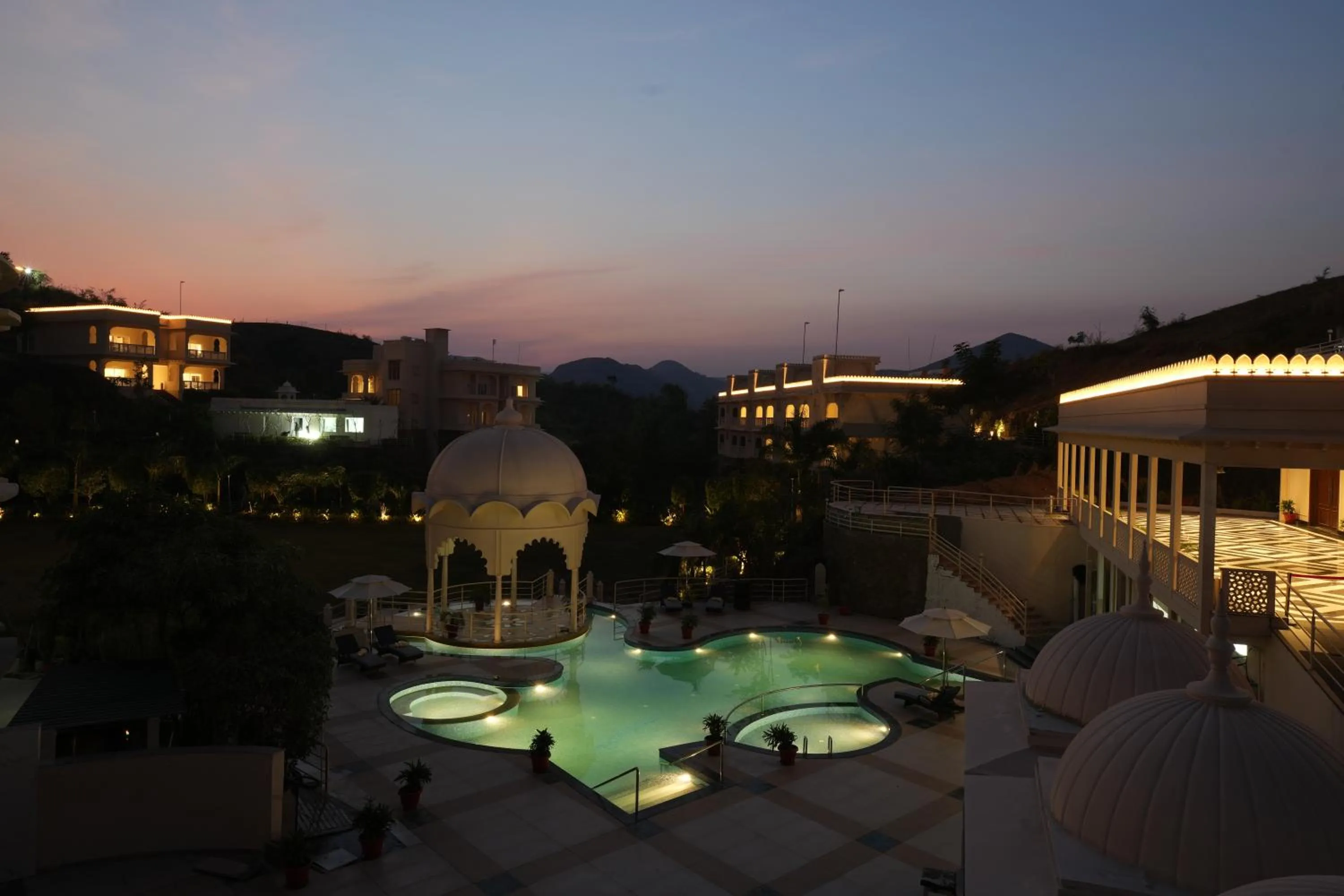 Swimming pool in Sayaji Resorts & Spa Udaipur