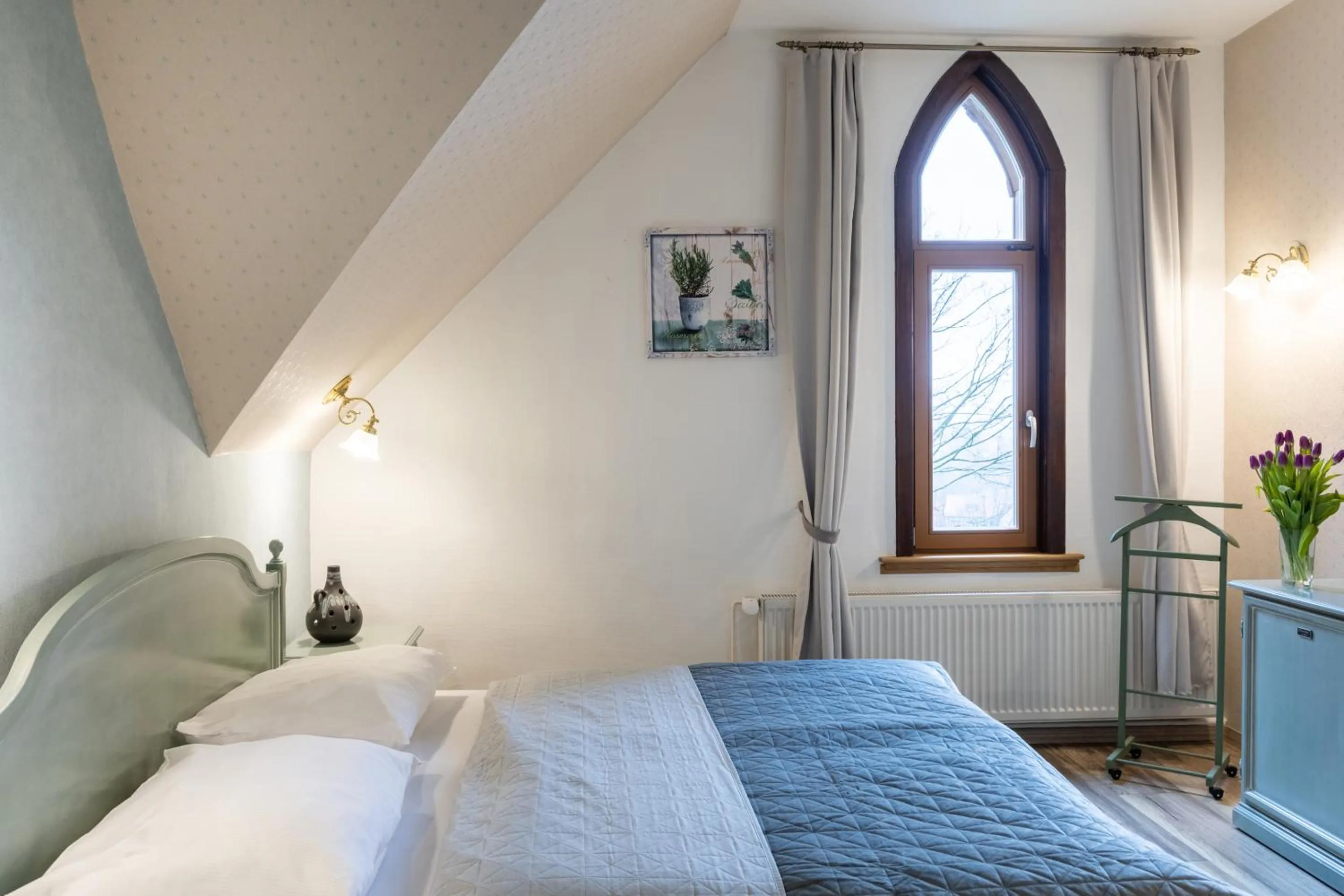 Bed in Schlossberg-Hotel Garni